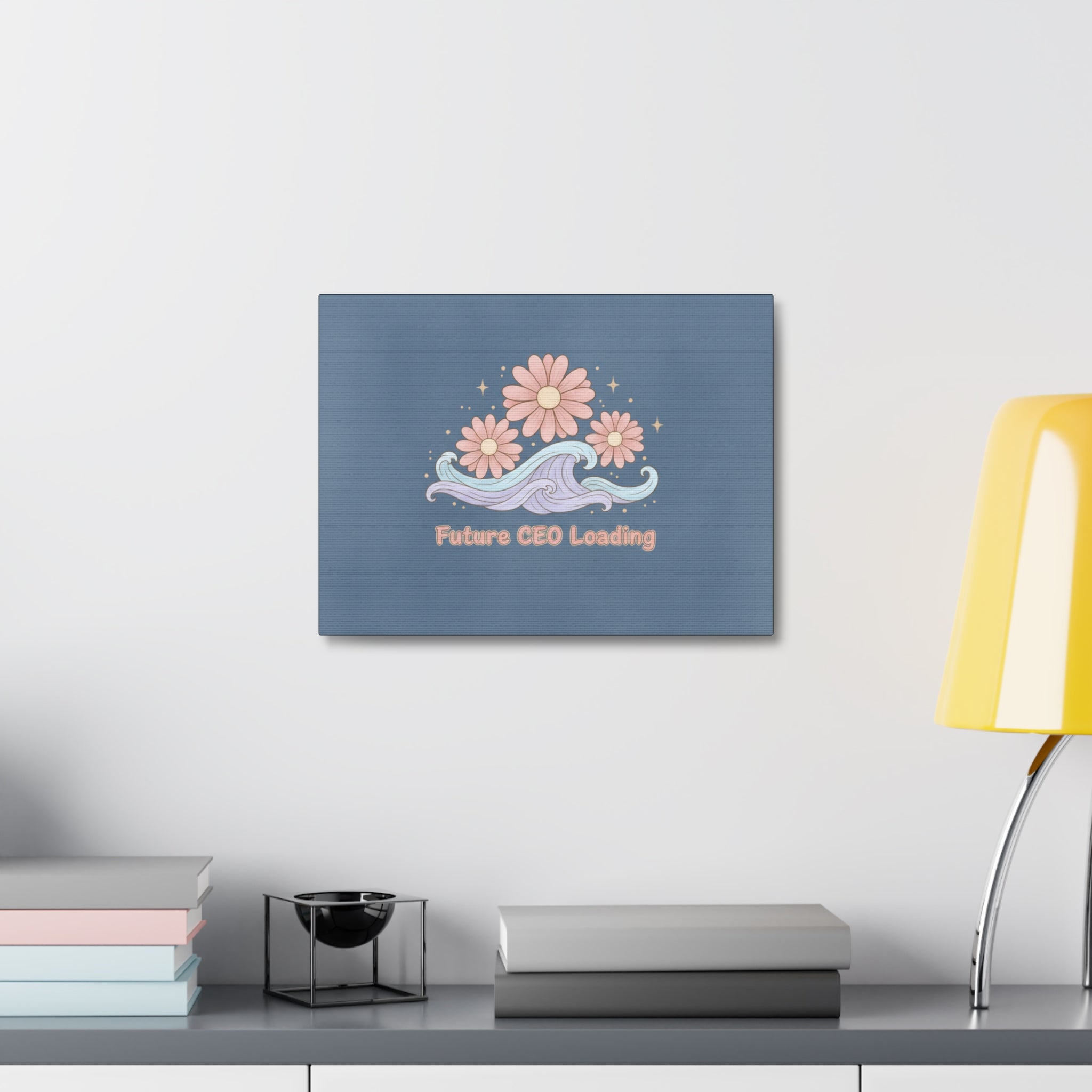 Daisies And Gentle Waves Canvas Print – Future Ceo Loading