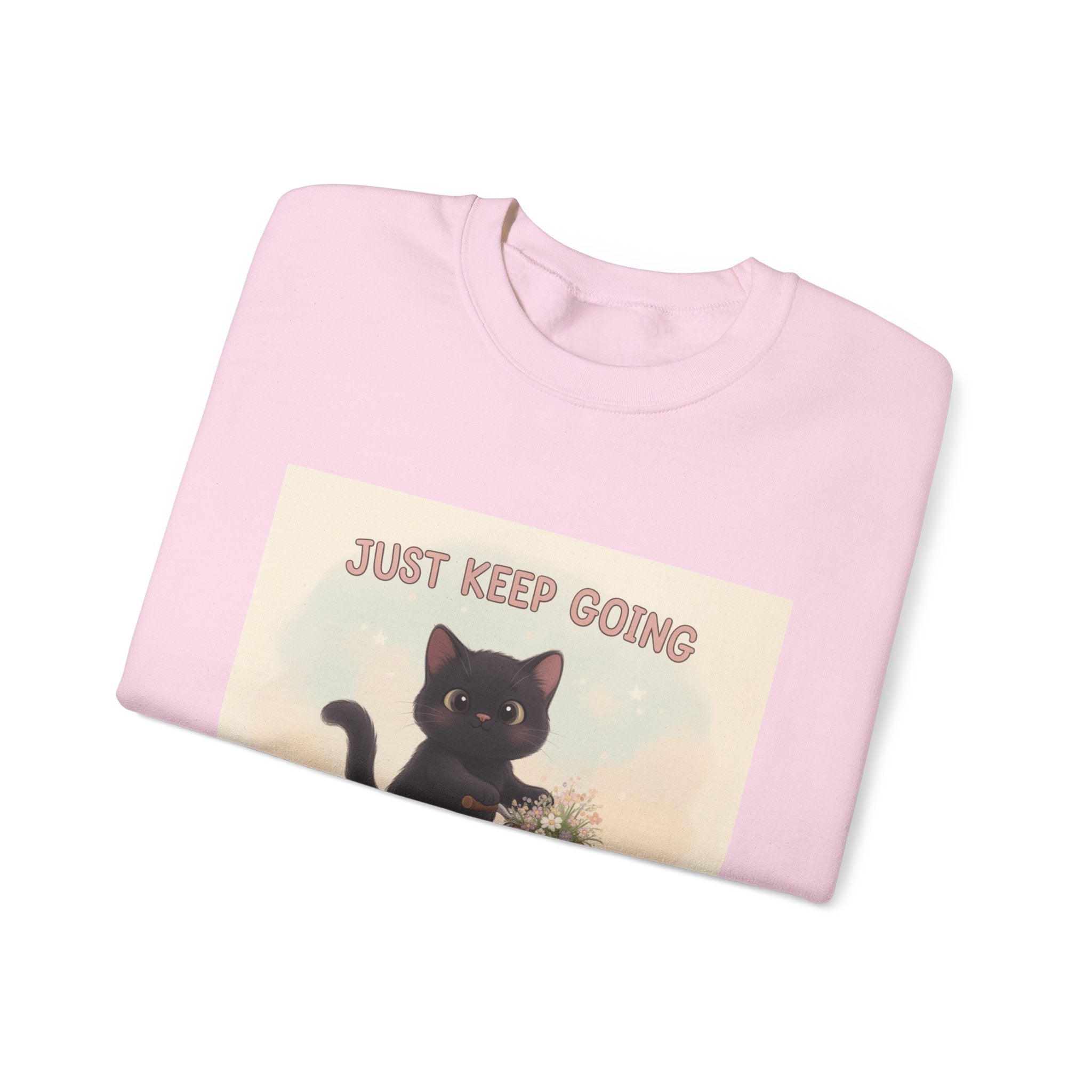"Coffee Books Success" Black Cat Crewneck | College Girl Gift | Fashion | KayKay Classics
