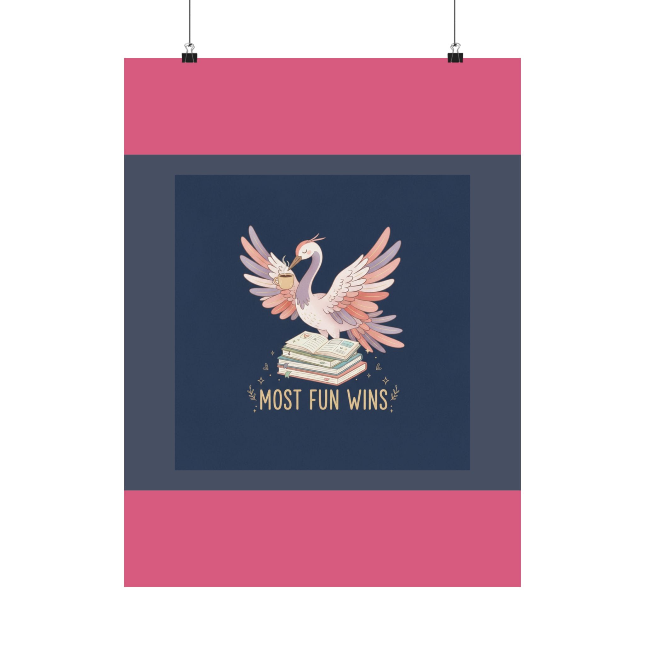 Crane Poster – Most Fun Wins