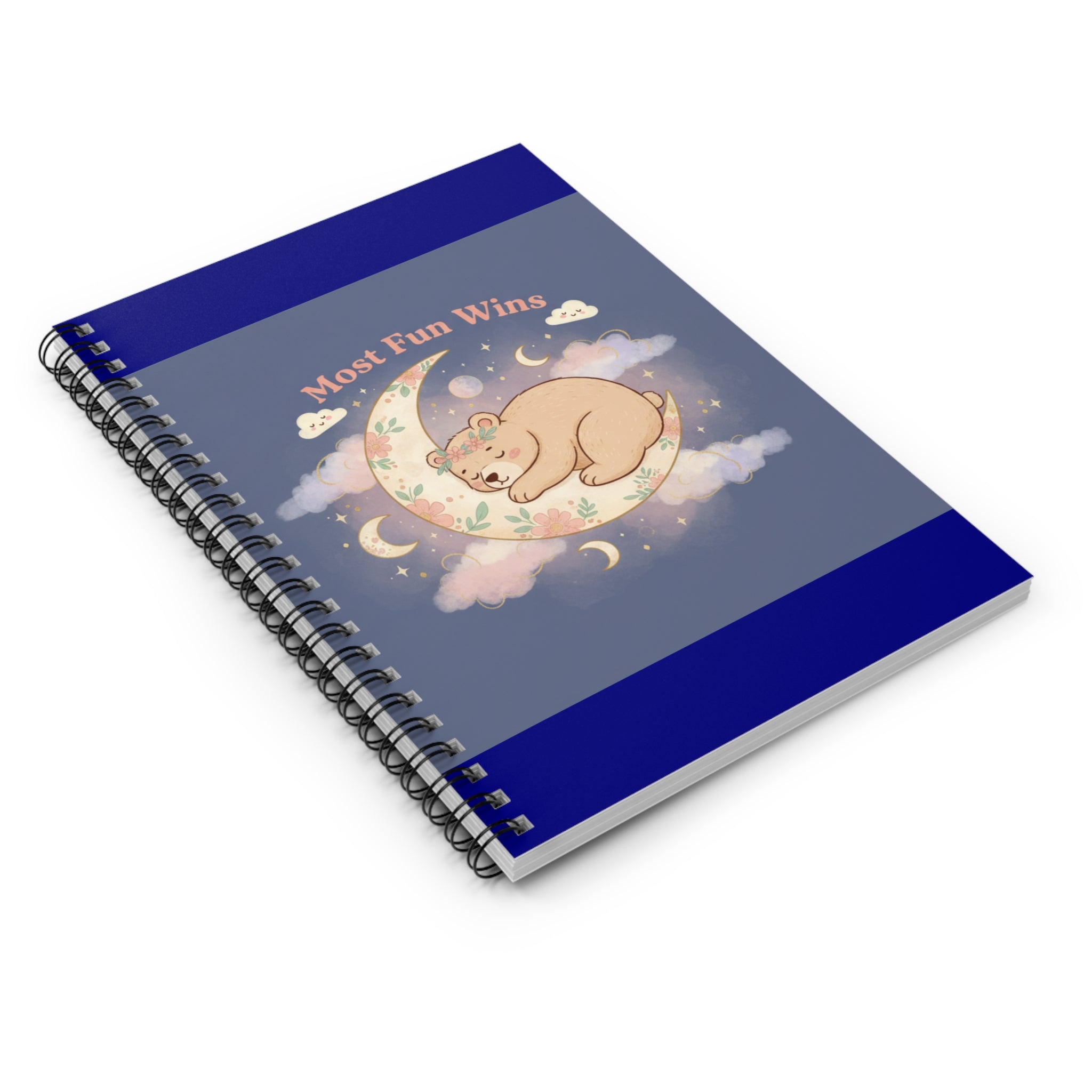 Bear Spiral Notebook – Most Fun Wins