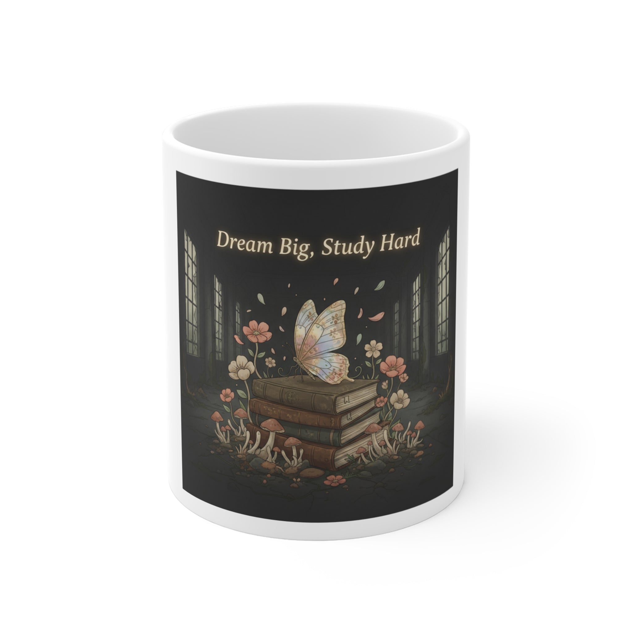 Bunny Mug 11oz – Dream Big Study Hard