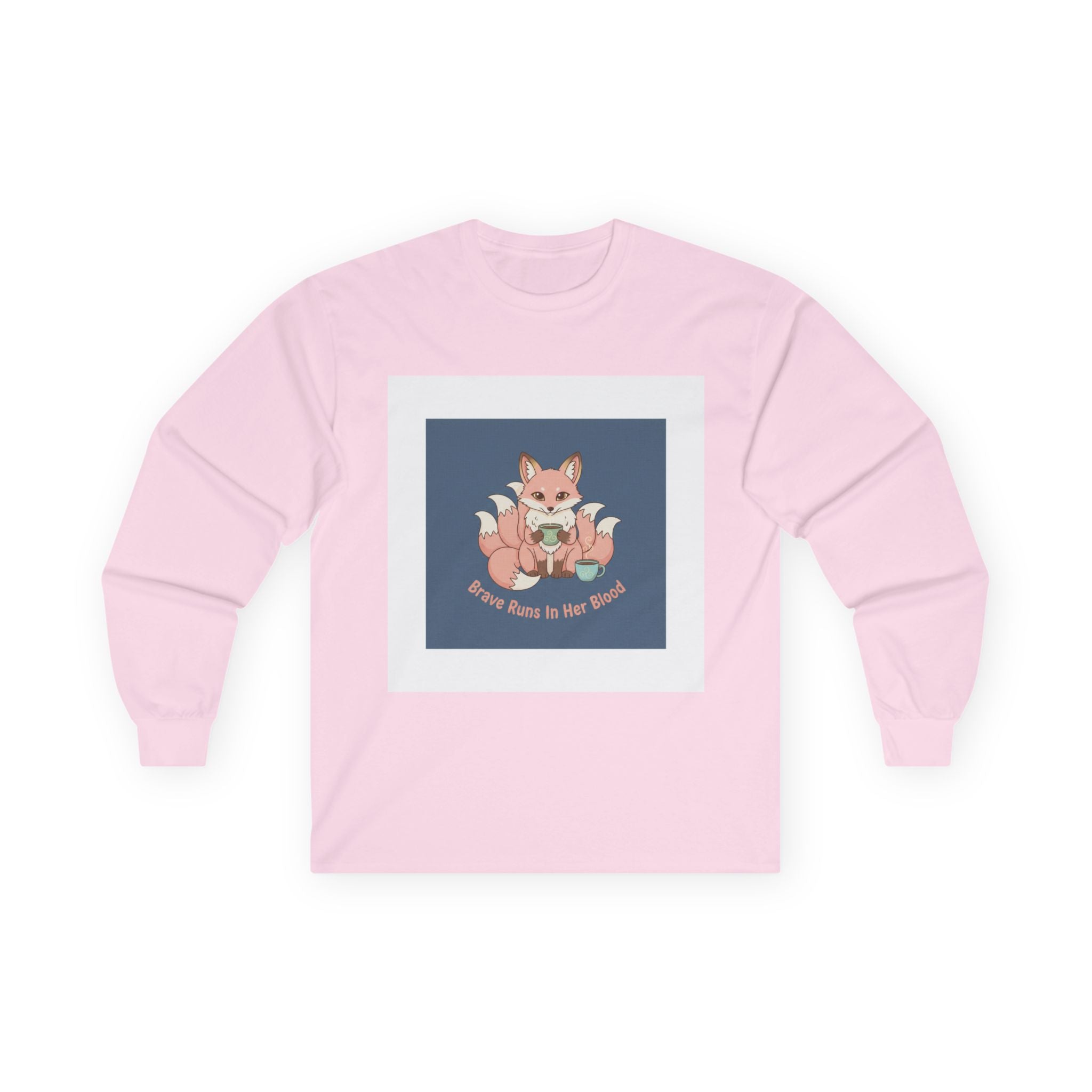 Fox Long Sleeve Tee – Brave Runs in Her Blood