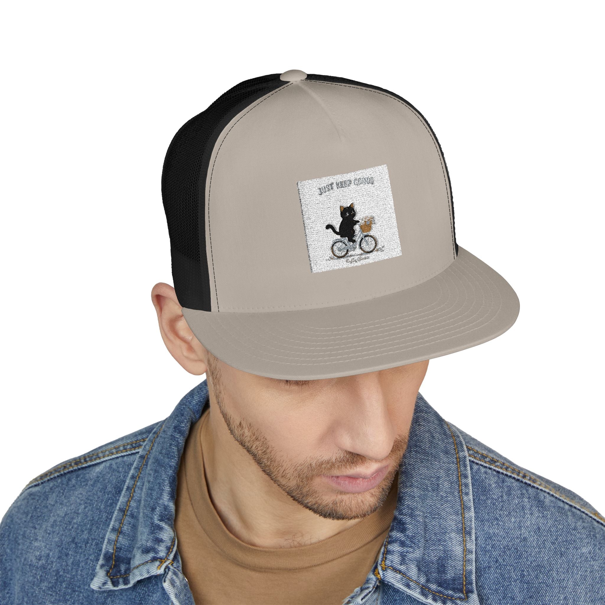 "Design" Black Cat Trucker Cap | College Girl Gift | Fashion | KayKay Classics