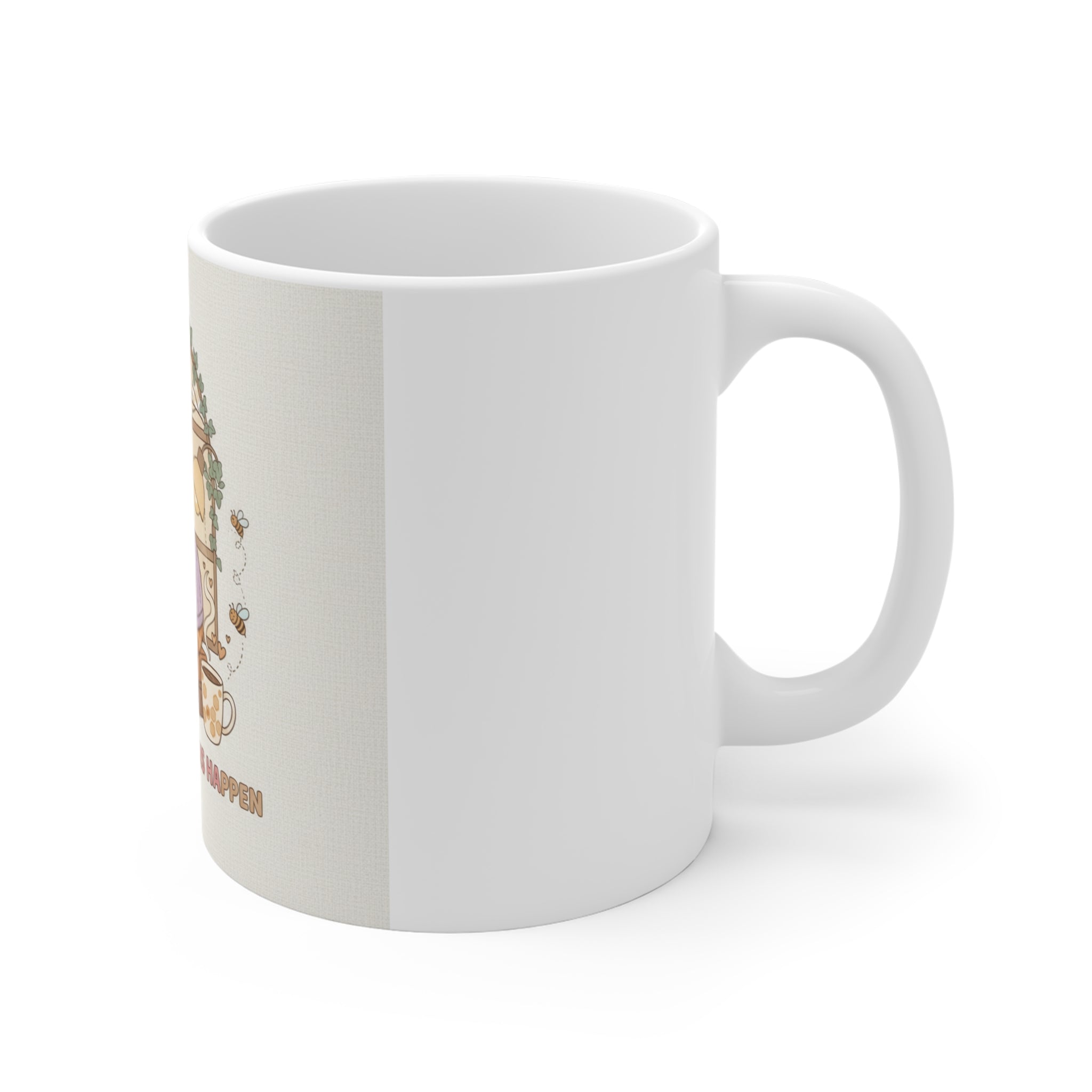 MAKING MY DREAMS HAPPEN Cat Mug 11oz