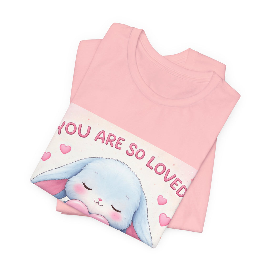 "YOU ARE SO LOVED" Black Cat Women Tee | College Girl Gift | Fashion | KayKay Classics