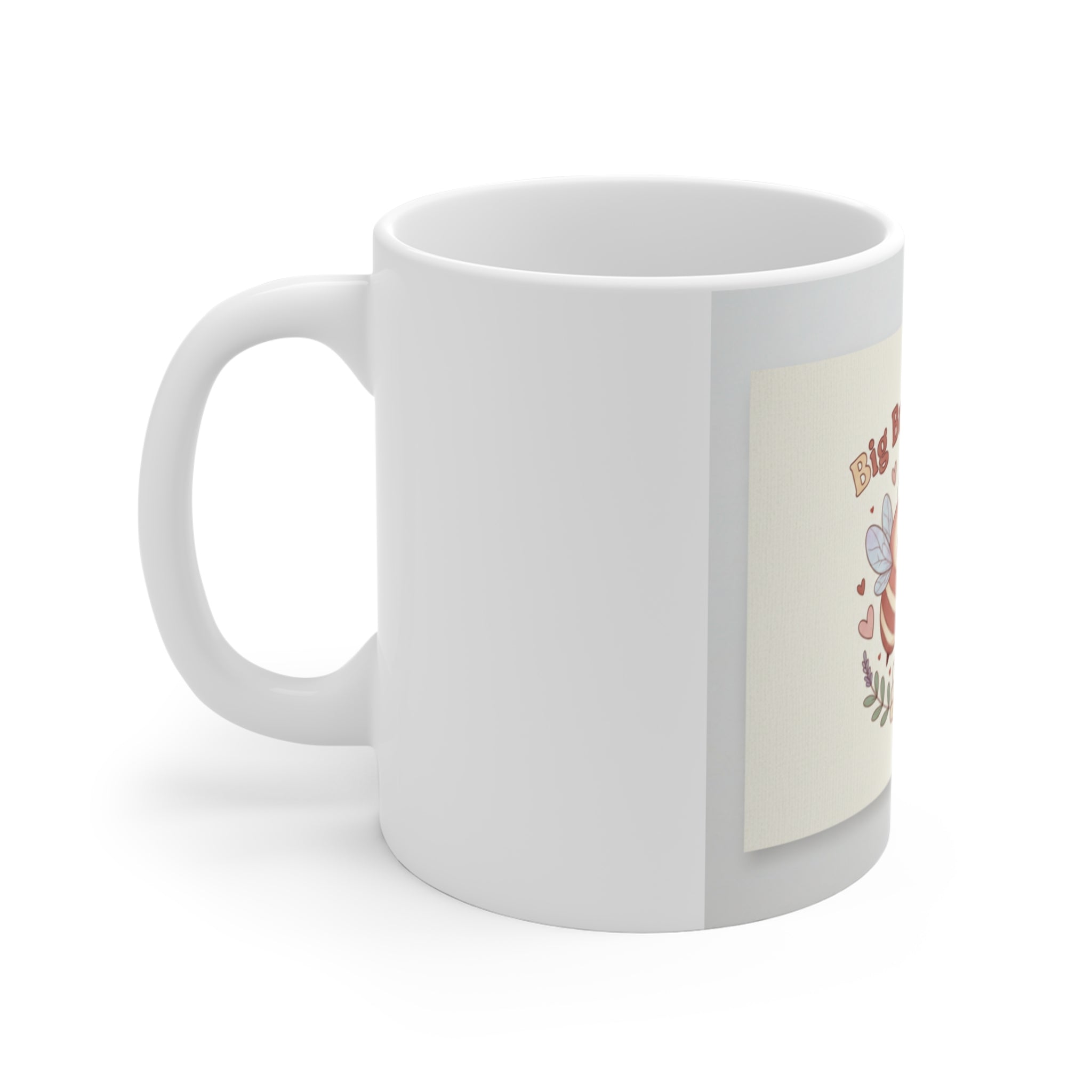 Big Brain Energy Bees Mug 11oz