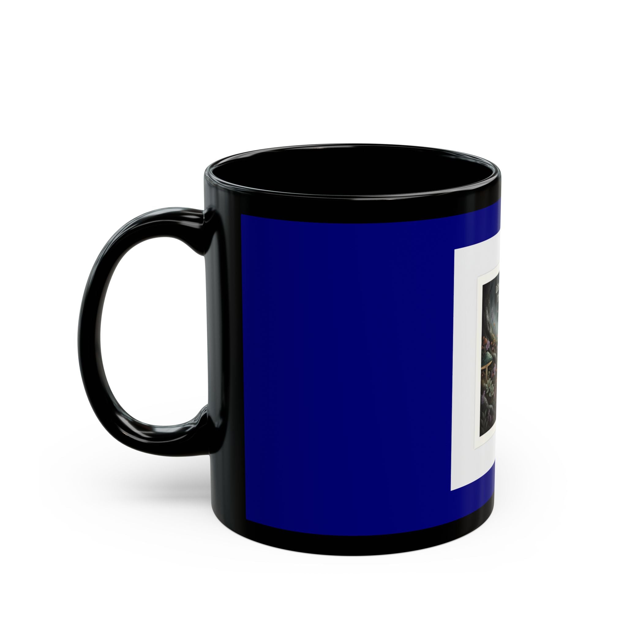 Cat Black Mug 11oz – Library Days Are the Best Days