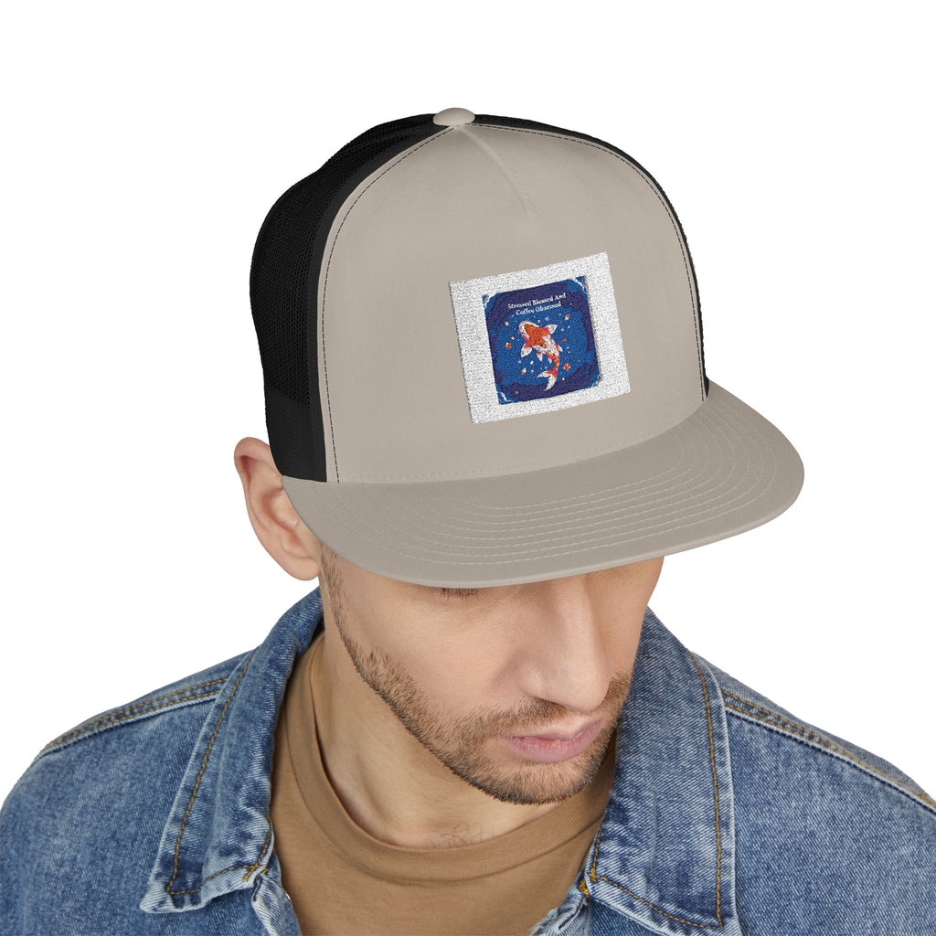 Kitsune Trucker Cap – Stressed Blessed and Coffee Obsessed