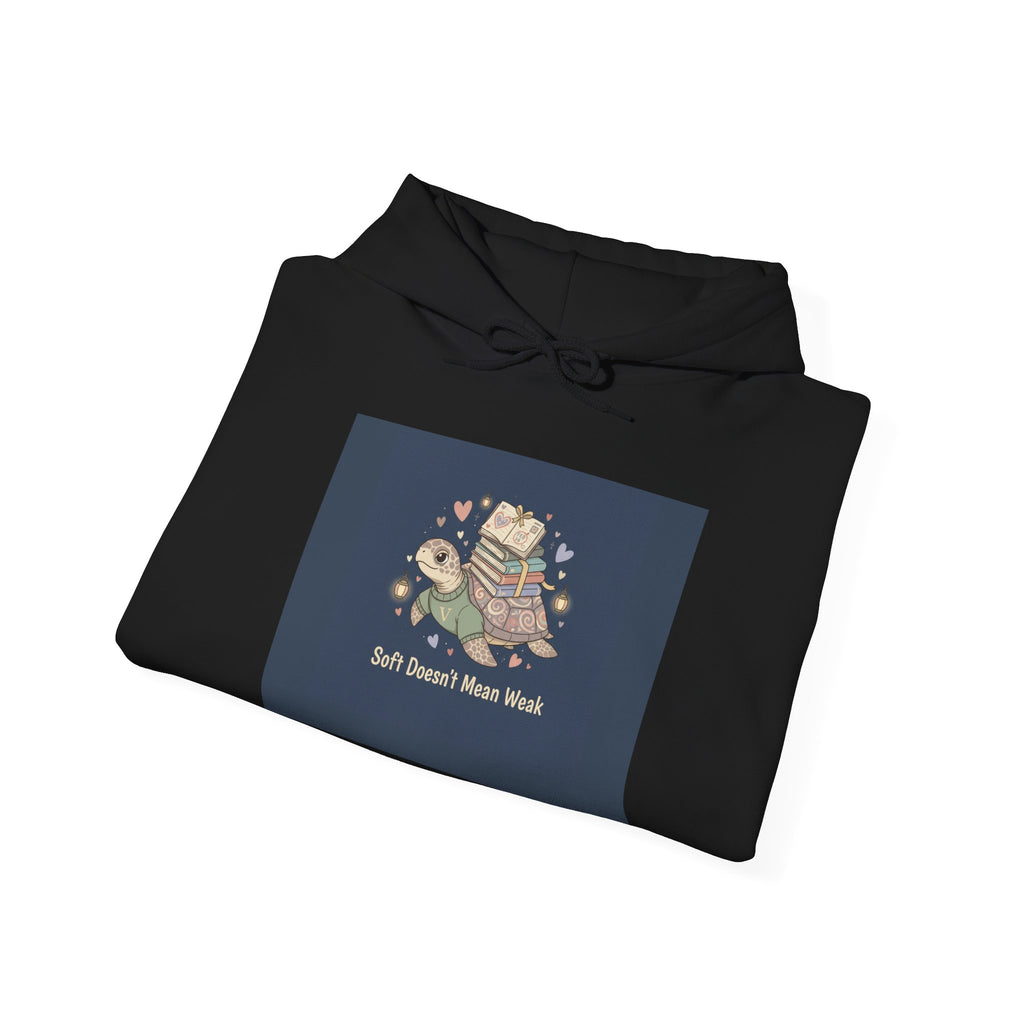 Soft Doesnt Mean Weak Turtle Hoodie