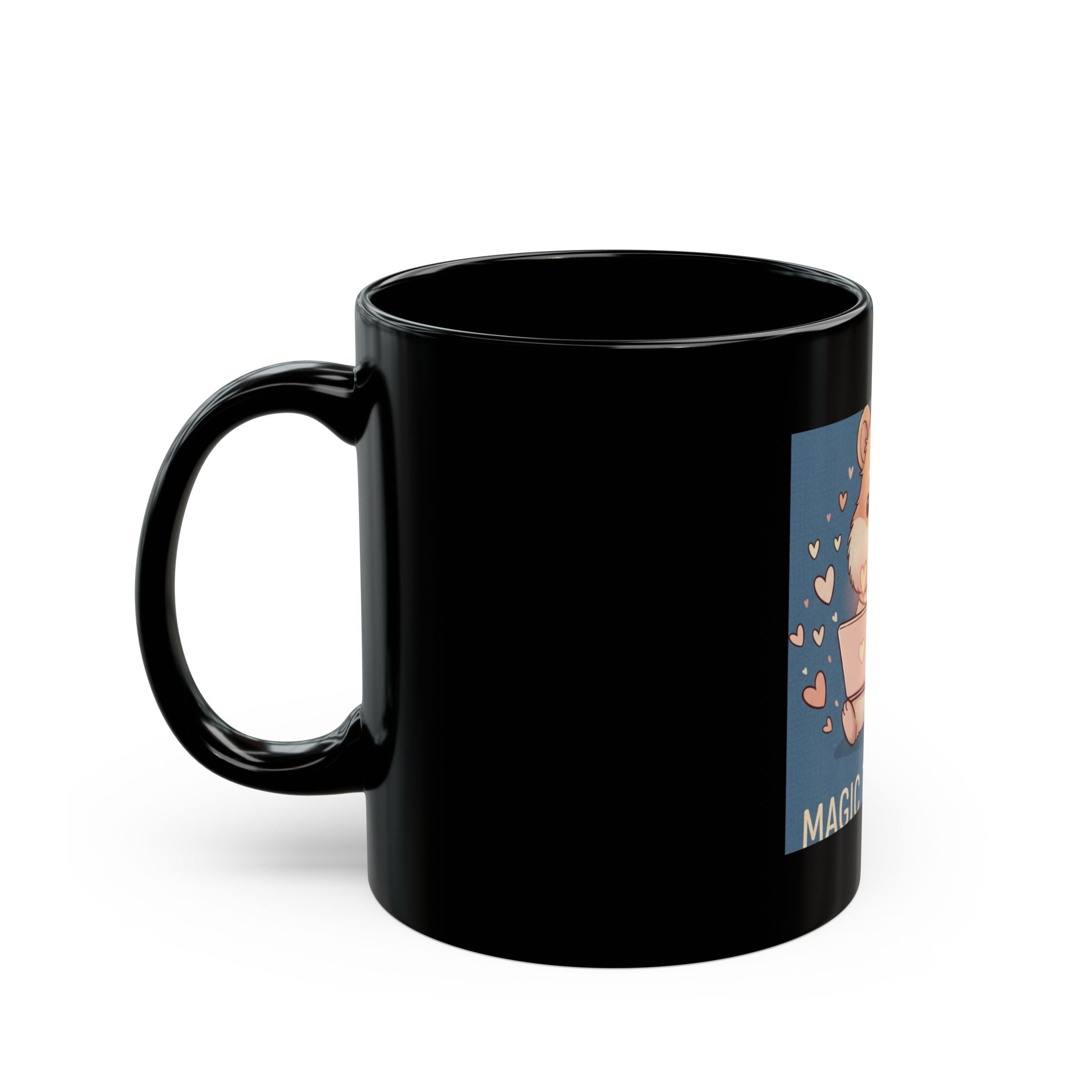 Hamster Black Mug 11oz – Magic Takes Time