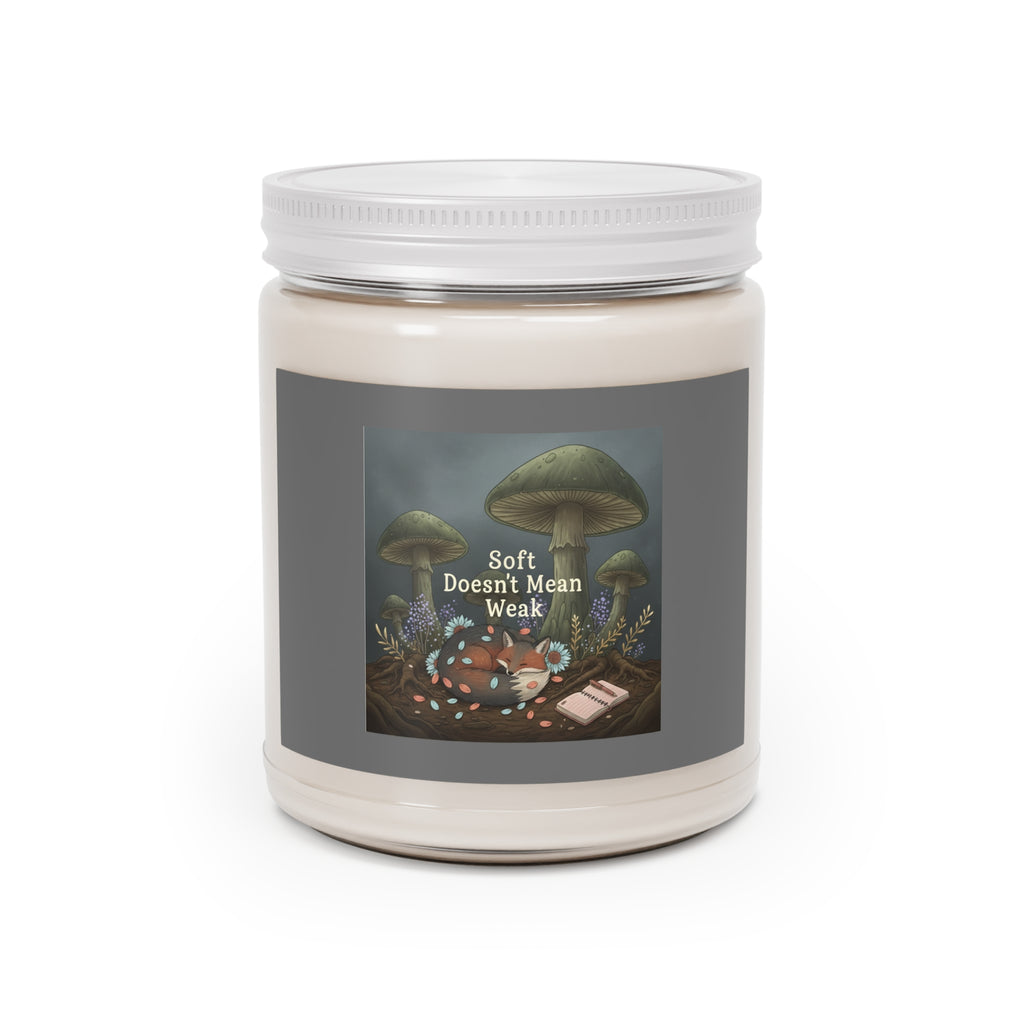 Fox Scented Candle – Soft Doesnt Mean Weak