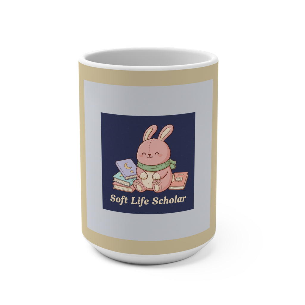 Rabbit Mug 15oz – Soft Life Scholar