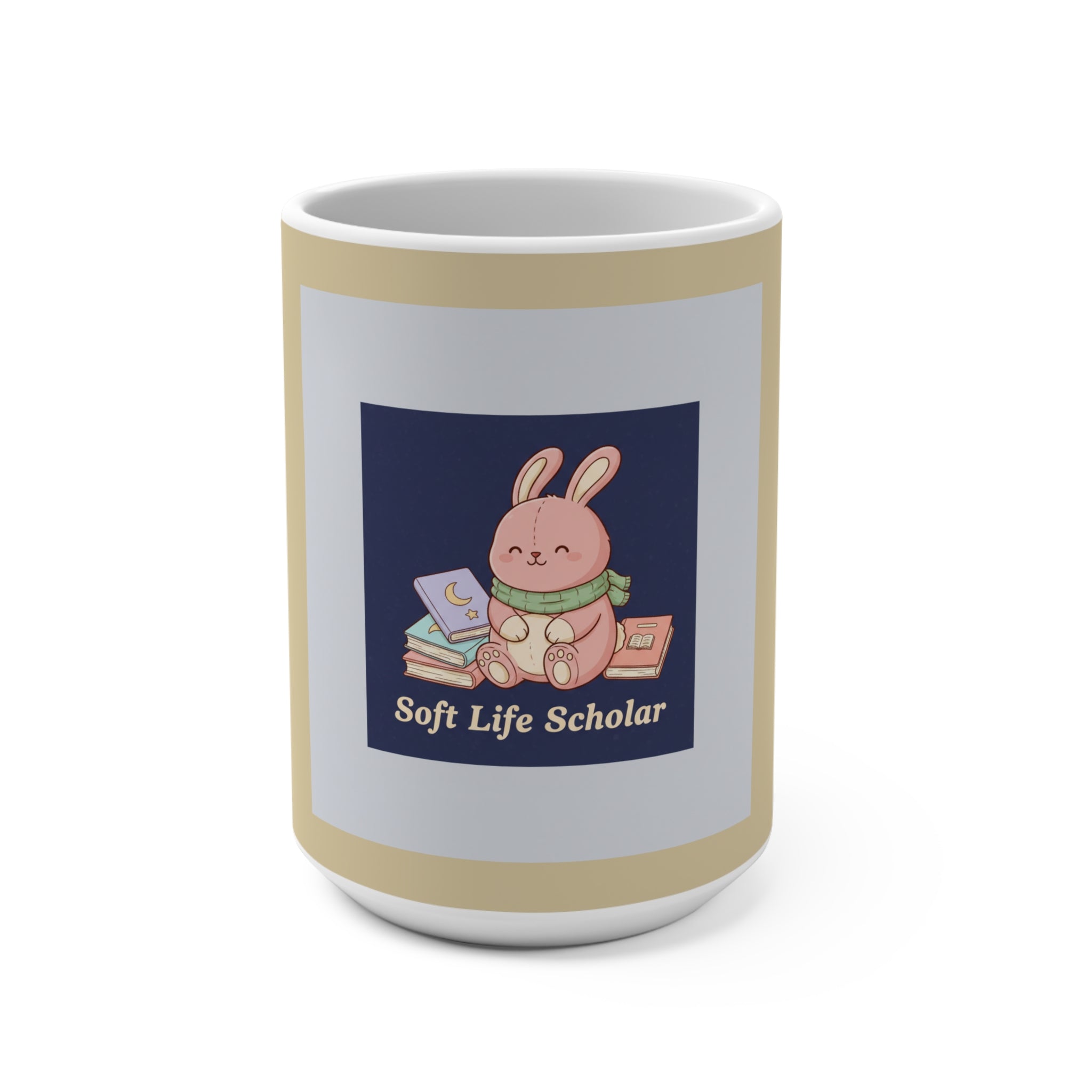 Rabbit Mug 15oz – Soft Life Scholar