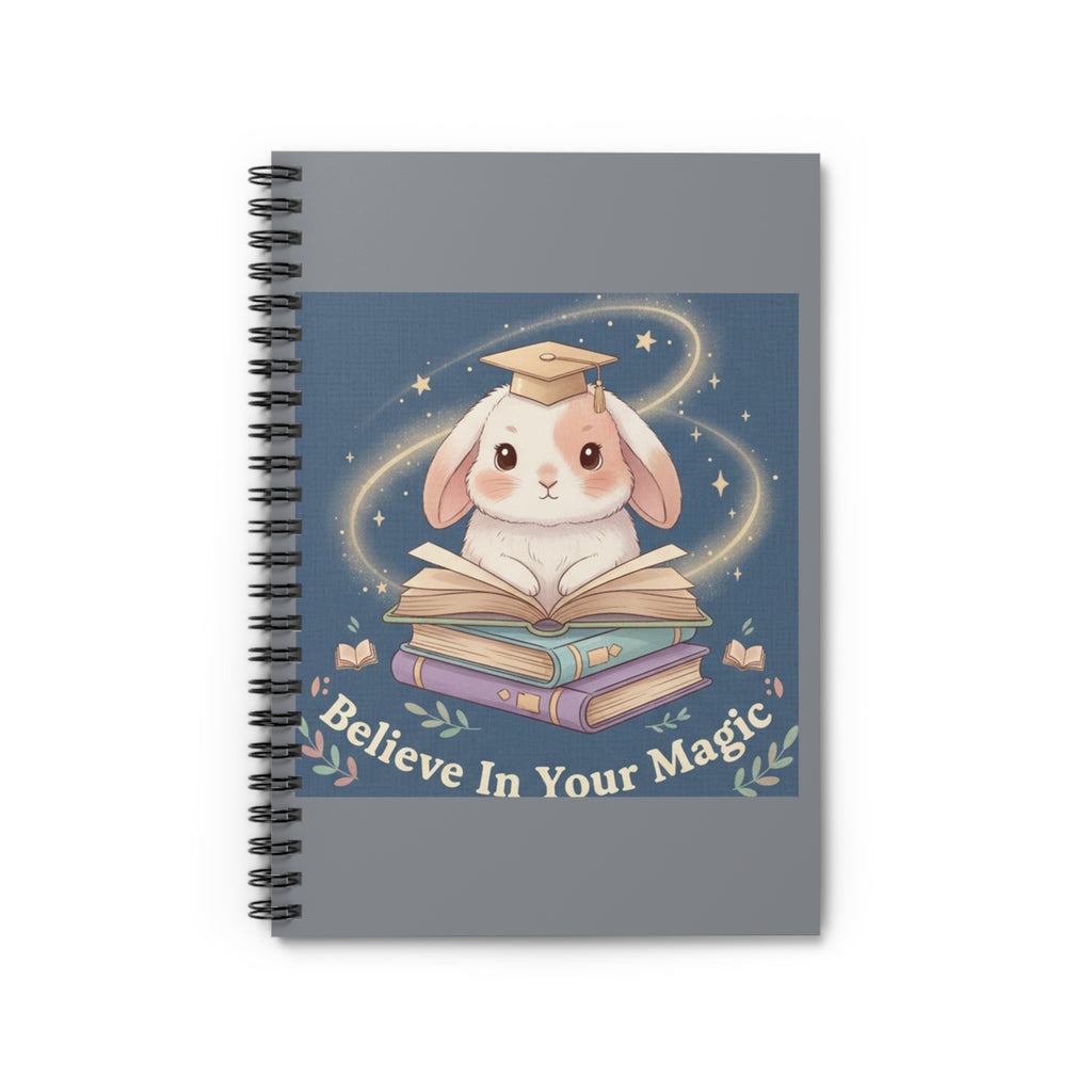 Bunny Spiral Notebook – Believe in Your Magic