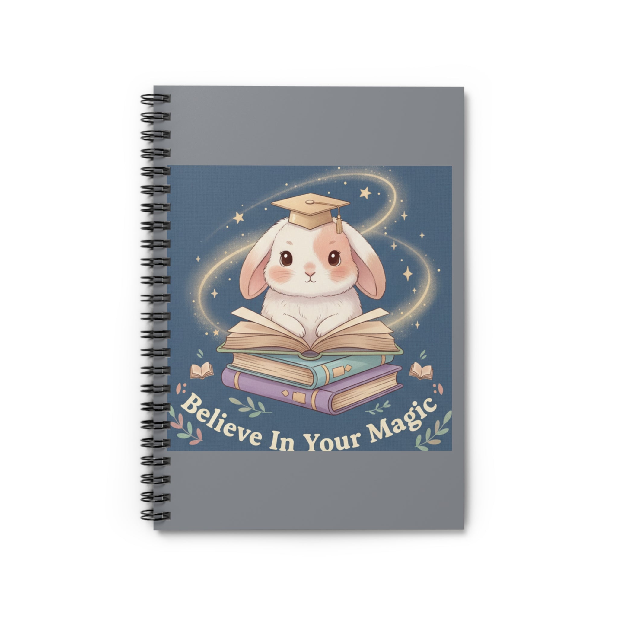 Bunny Spiral Notebook – Believe in Your Magic