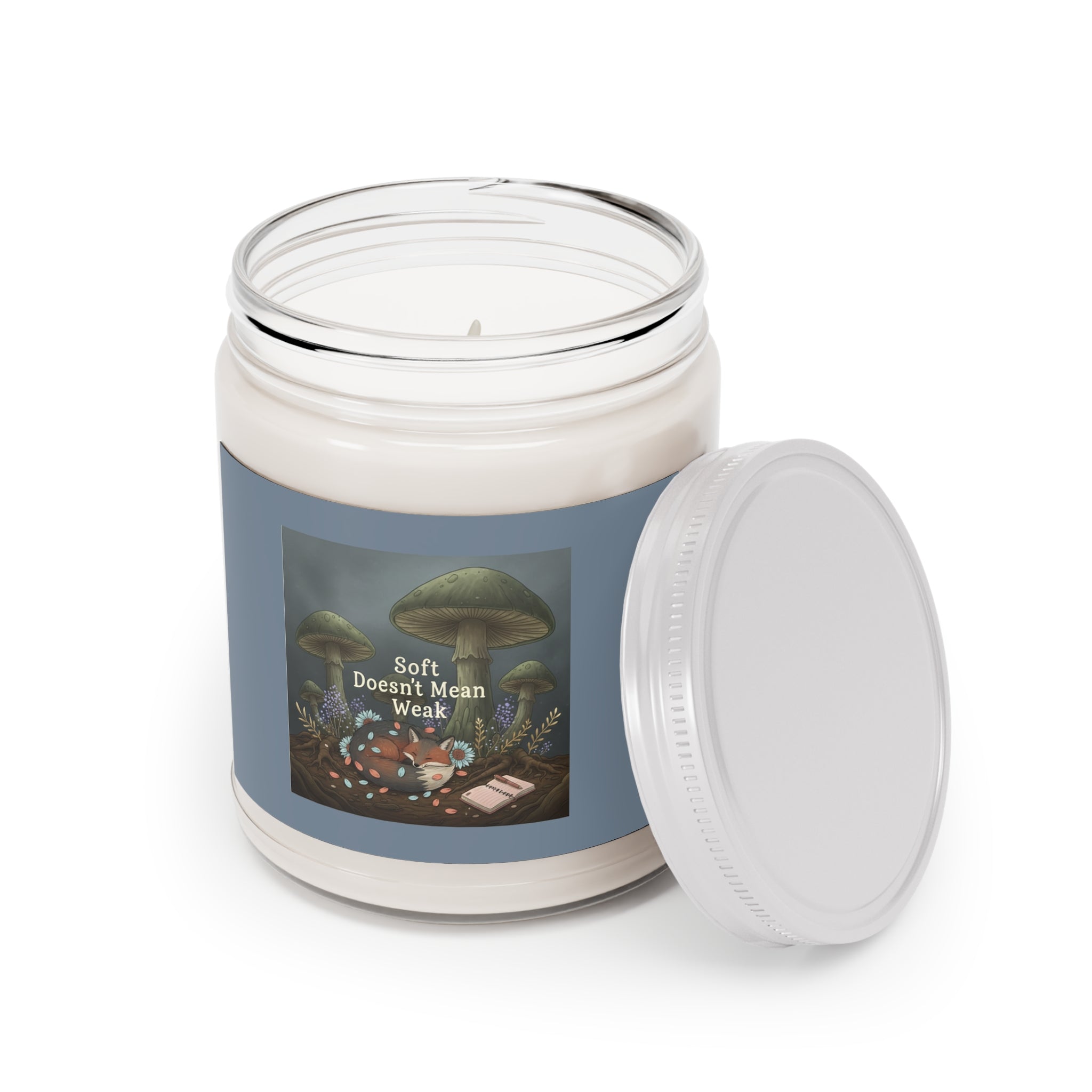 Fox Scented Candle – Soft Doesnt Mean Weak
