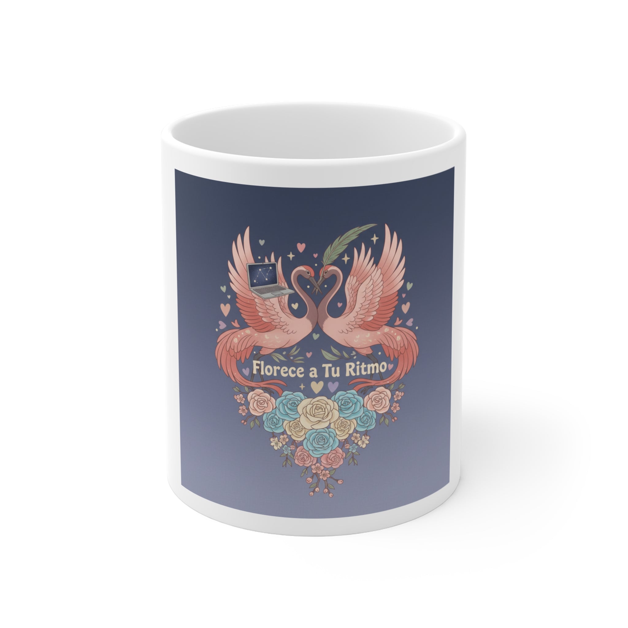 Florece a Tu Ritmo Flamingo Mug 11oz