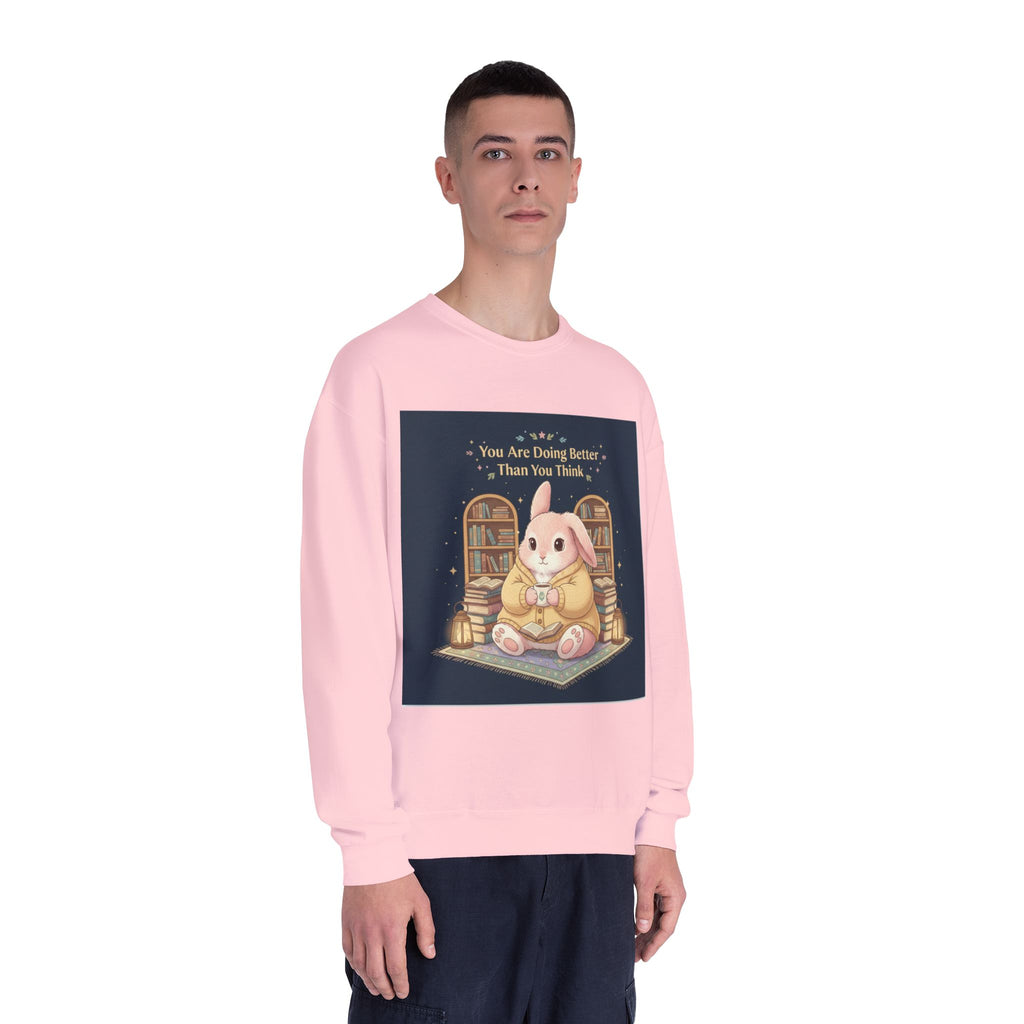 Bunny Crewneck Sweatshirt – You Are Doing Better Than You Think