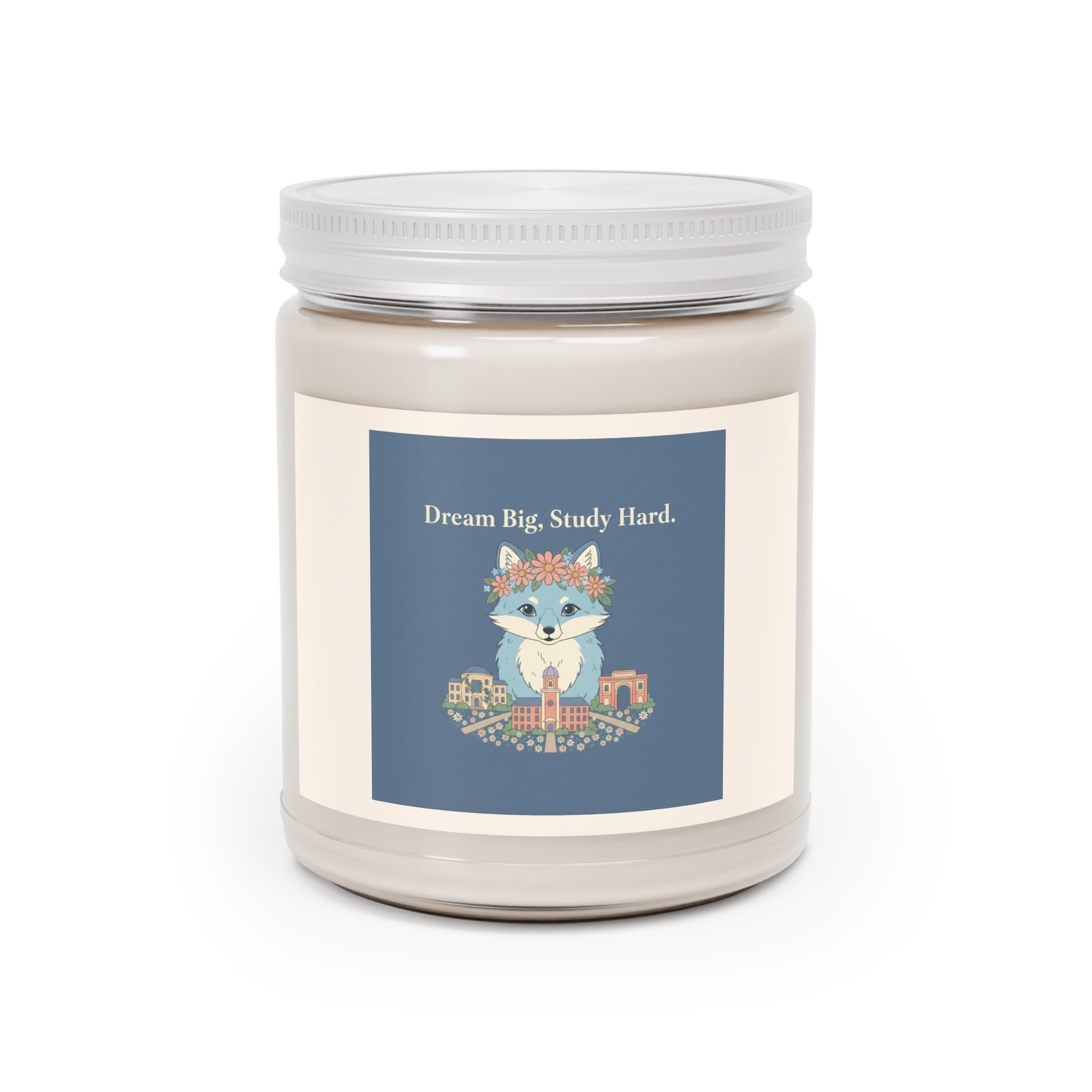 Fox Scented Candle – Dream Big, Study Hard
