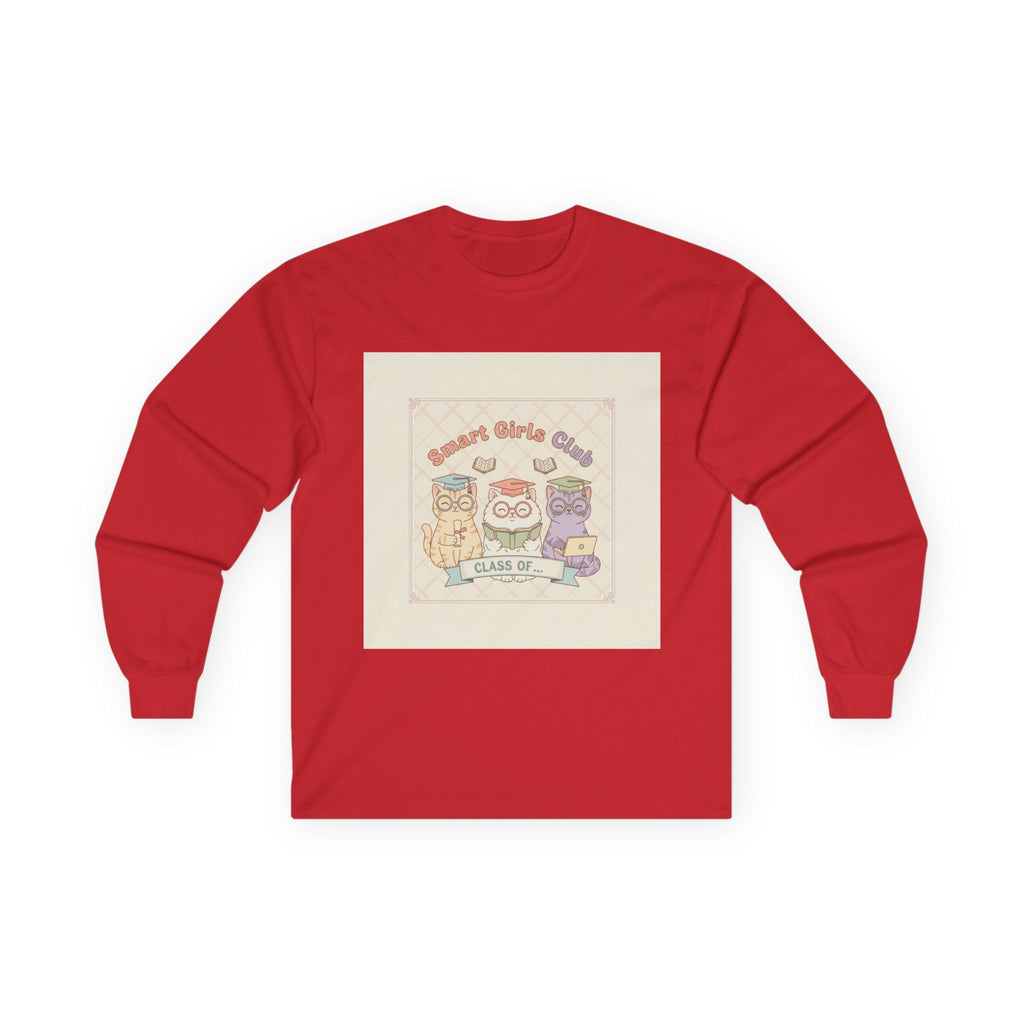 Smart Girls Club CLASS OF Cat Long Sleeve Tee