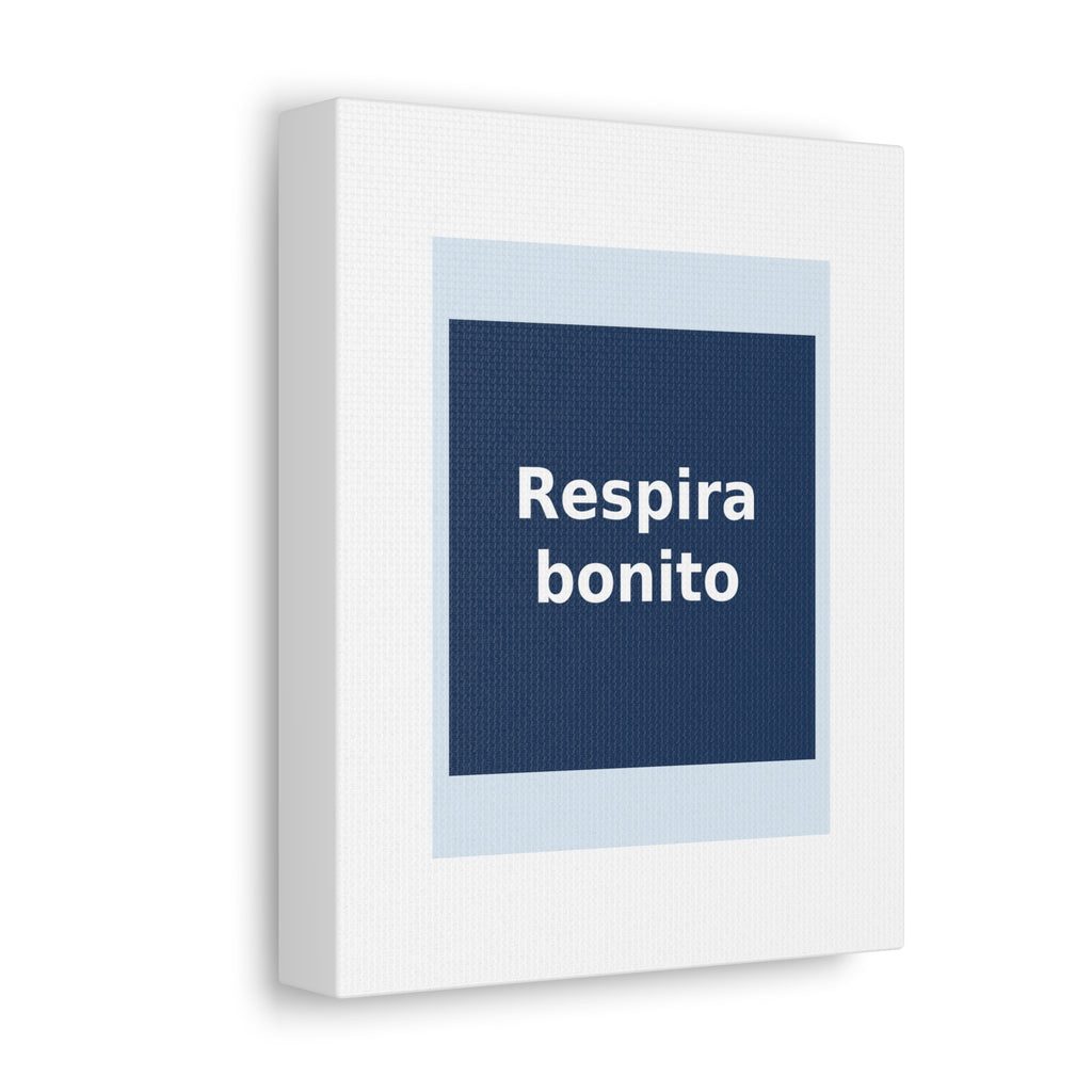 "Respira bonito" Black Cat Canvas | Trendy Gift for Her | Lifestyle | KayKay Classics