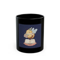 Magic Takes Time Bee Black Mug 11oz