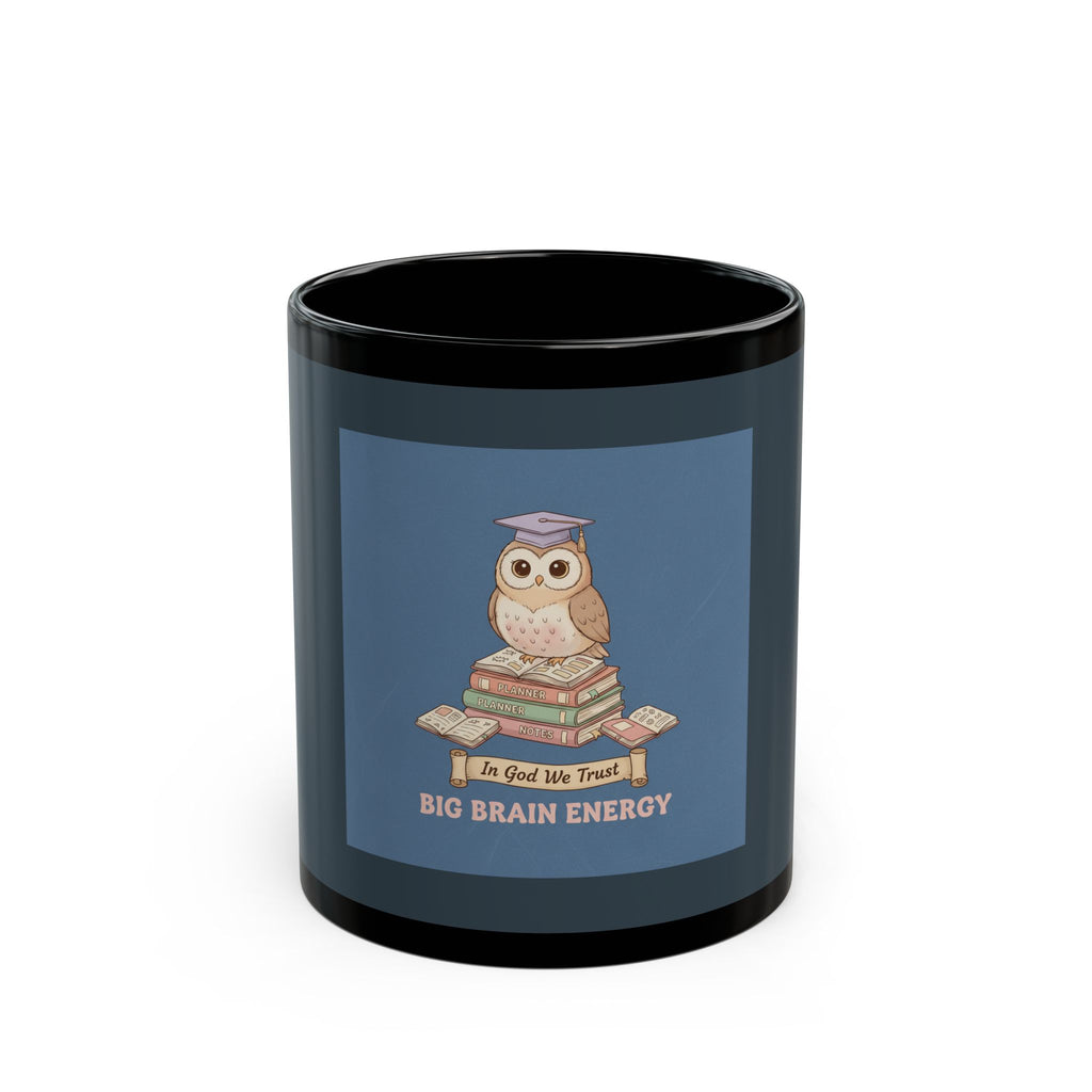 Owl Black Mug 11oz – In God We Trust