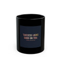Typography Only Black Mug 11oz – Success Looks Good on You Spring Collect