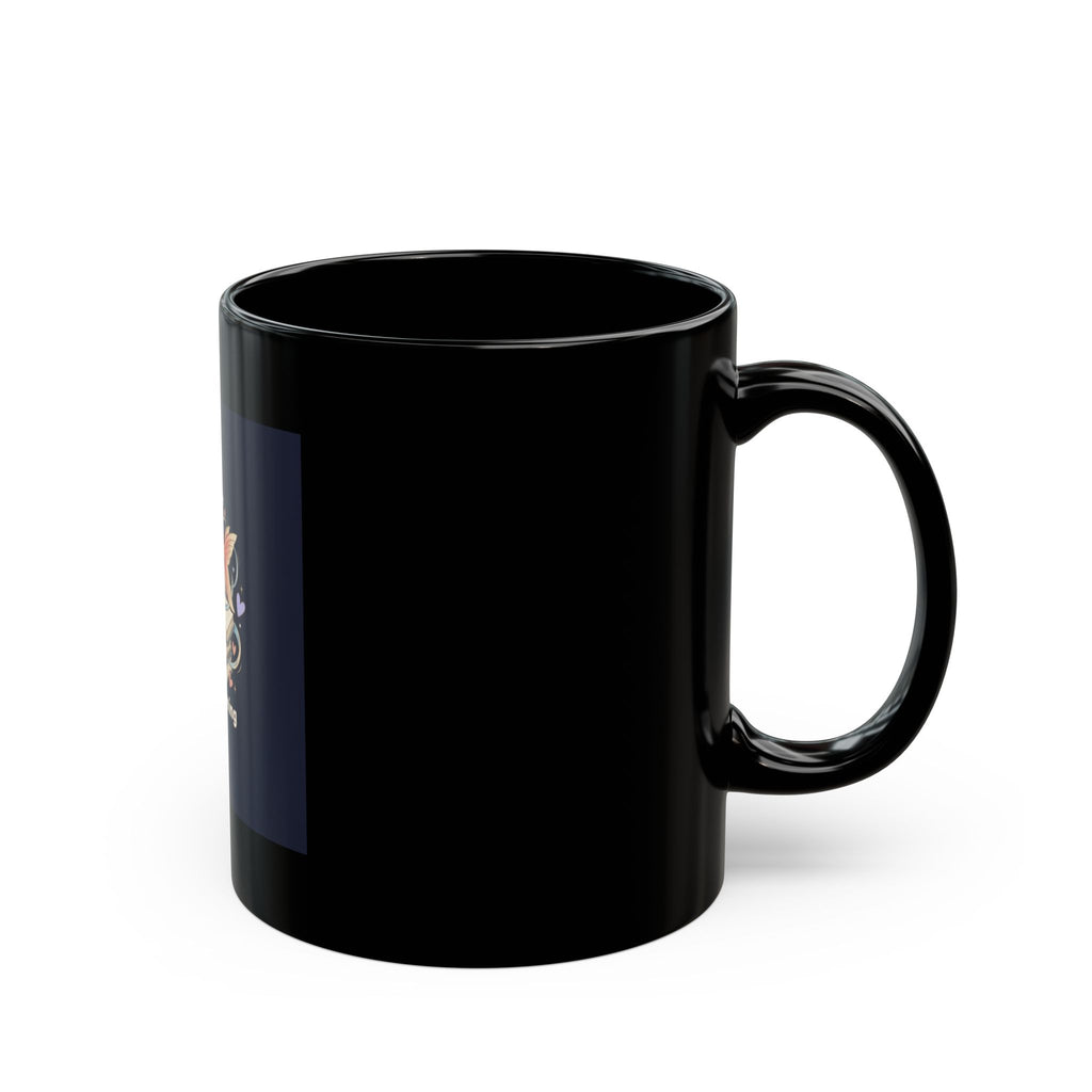 Still Becoming Goldfish Black Mug 11oz