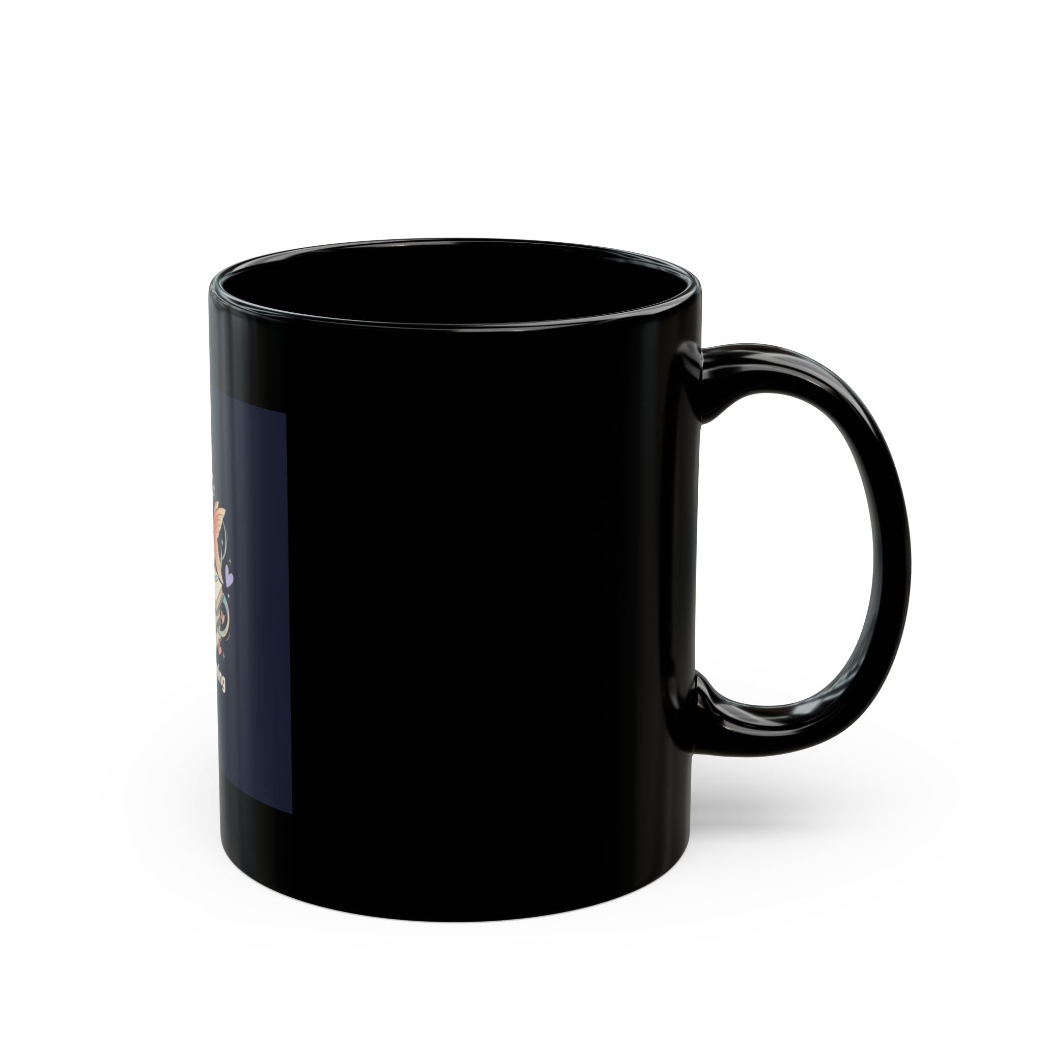 Still Becoming Goldfish Black Mug 11oz