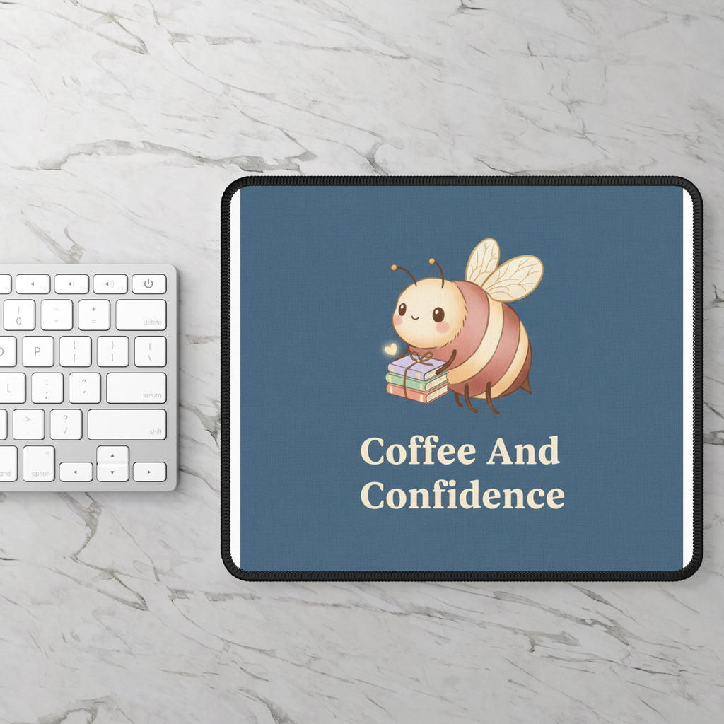 Bee Mouse Pad – Coffee and Confidence