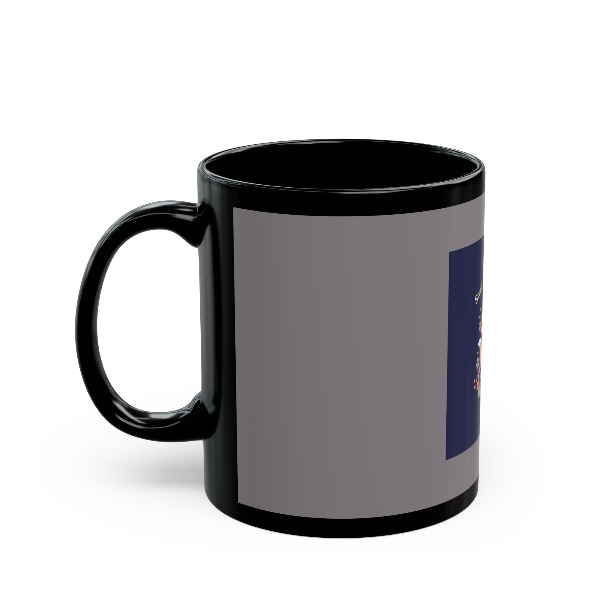 Kitsune Black Mug 11oz – Study Now Slay Later
