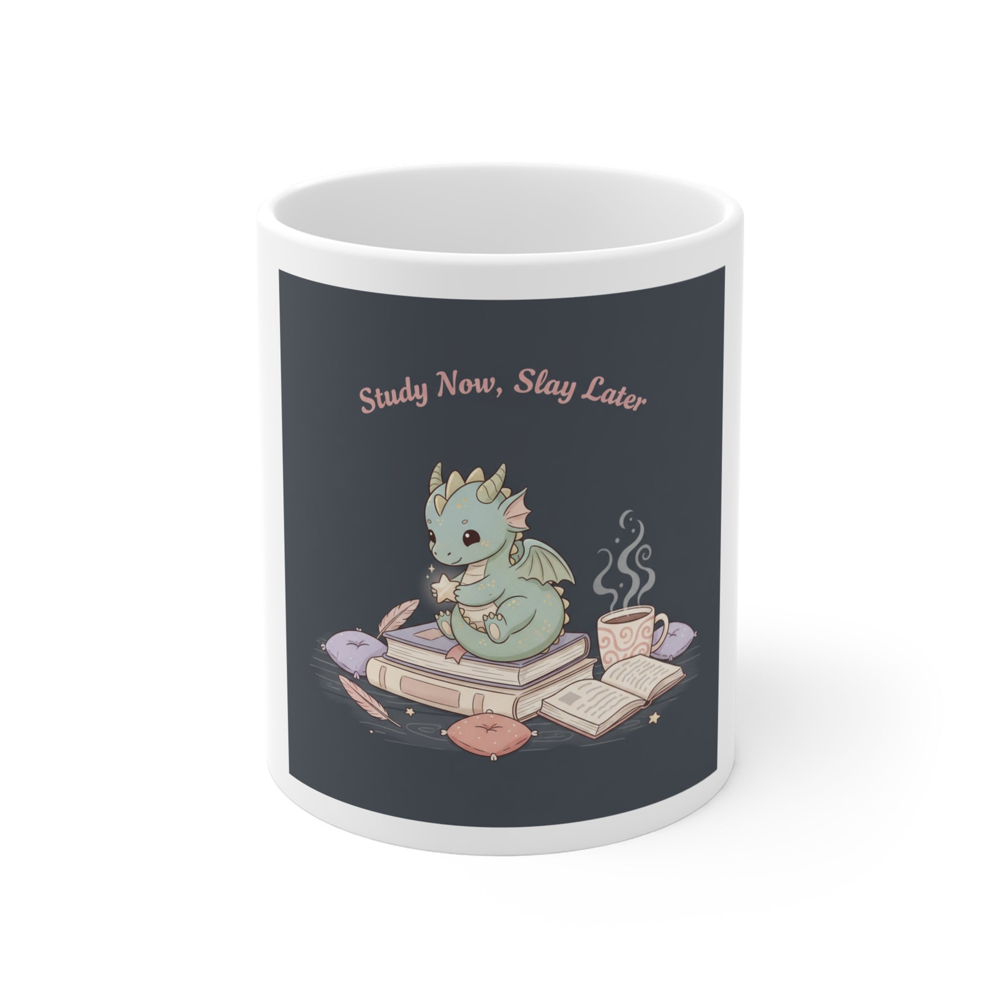 Bunny Mug 11oz – Study Now Slay Later