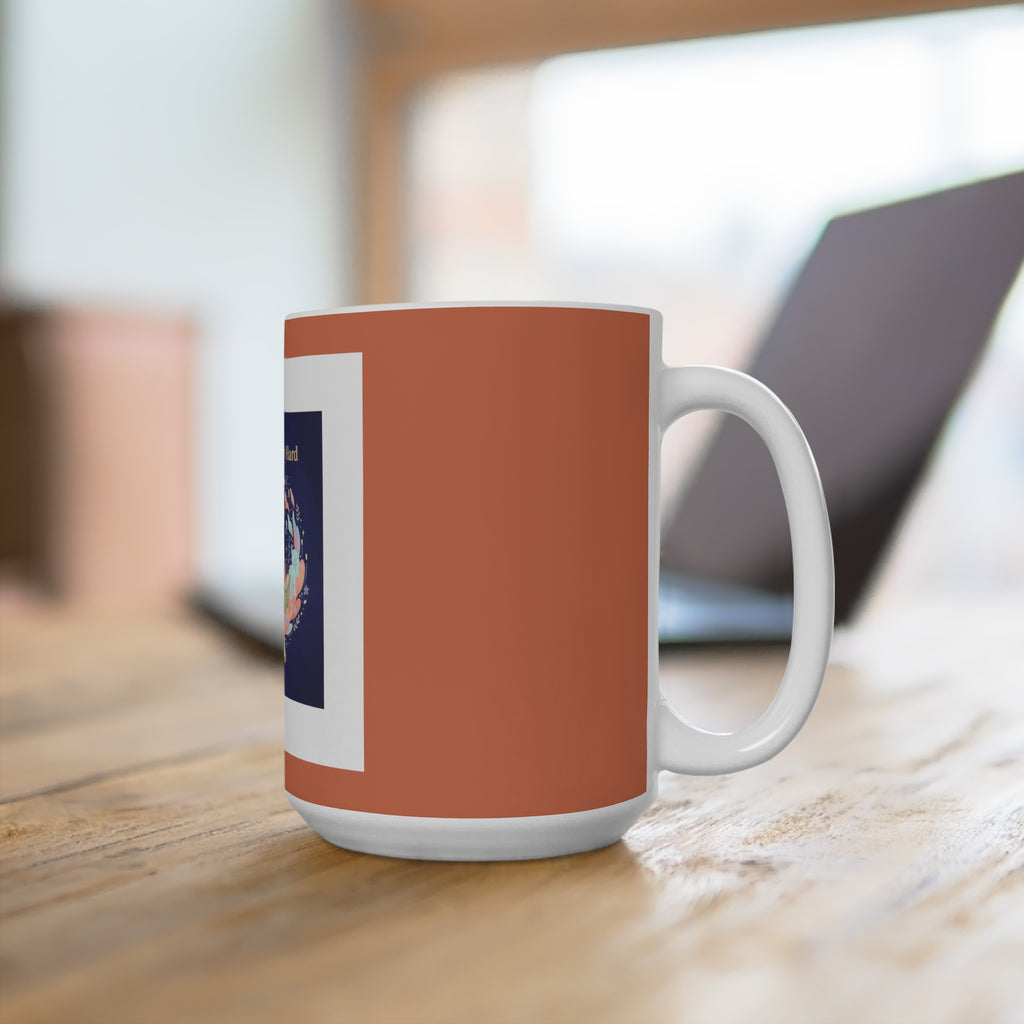 Rabbit Mug 15oz – Dream Big, Study Hard Believe in Believe in Your Magic