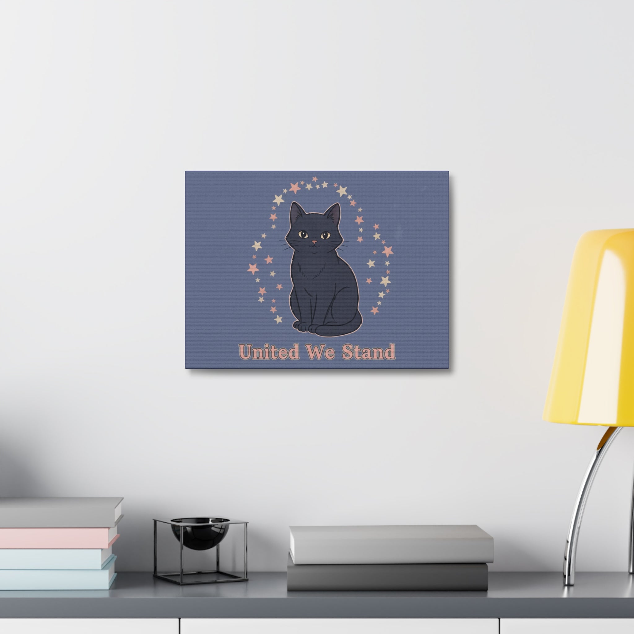 Black Cat Canvas Print – United We Stand