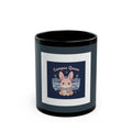 Rabbit Black Mug 11oz – Campus Queen