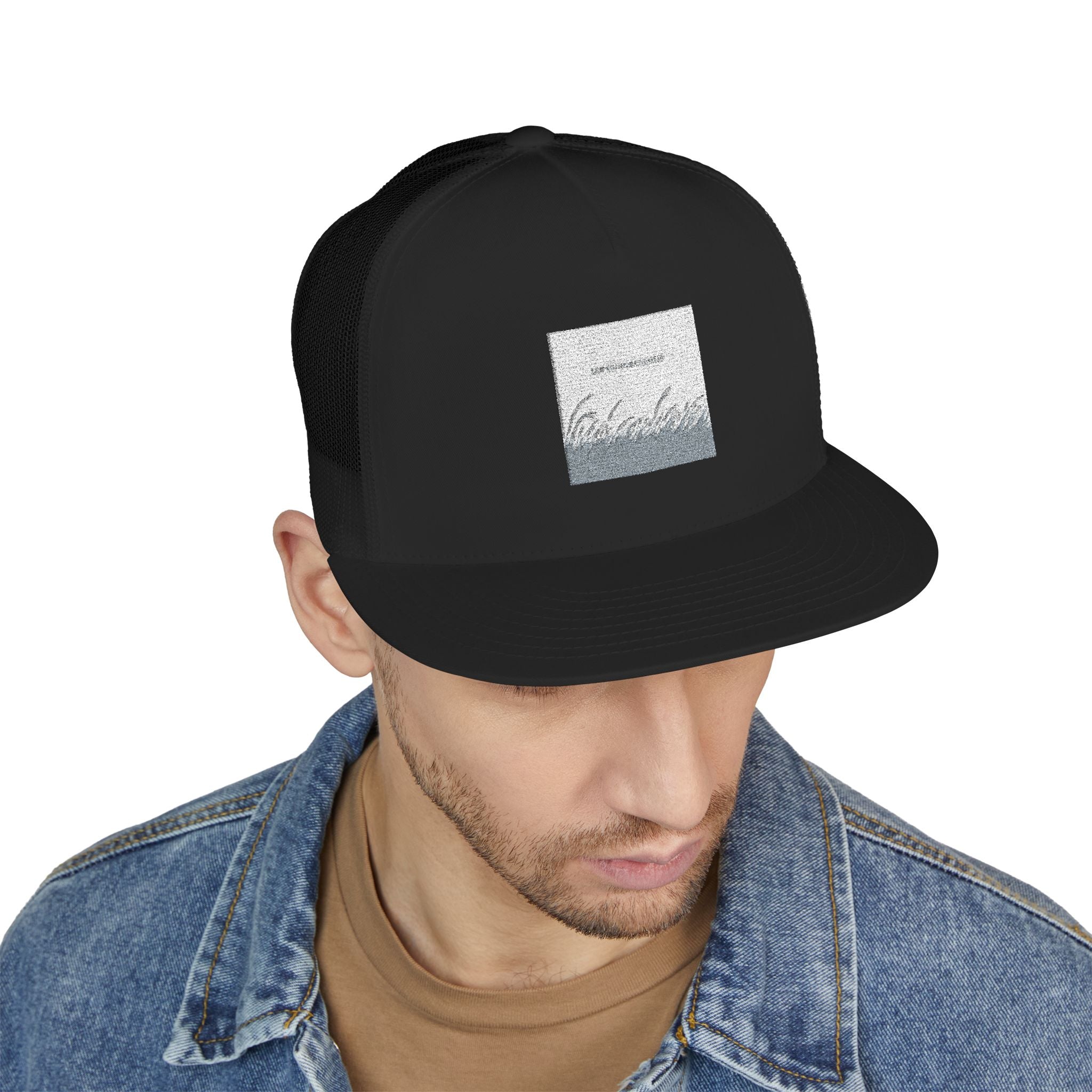 "LET THINGS UNFOLD" Black Cat Trucker Cap | College Girl Gift | Fashion | KayKay Classics