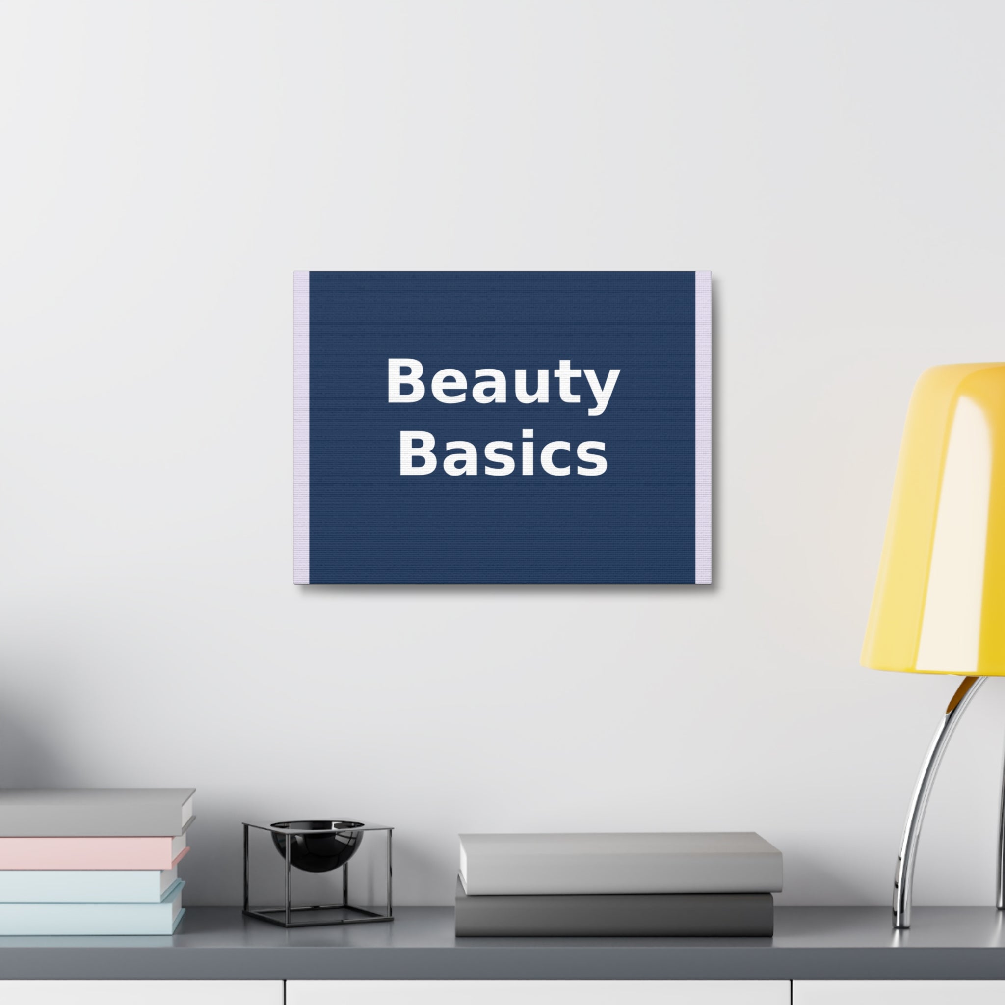 "Beauty Basics" Black Cat Canvas | College Girl Gift | Fashion | KayKay Classics