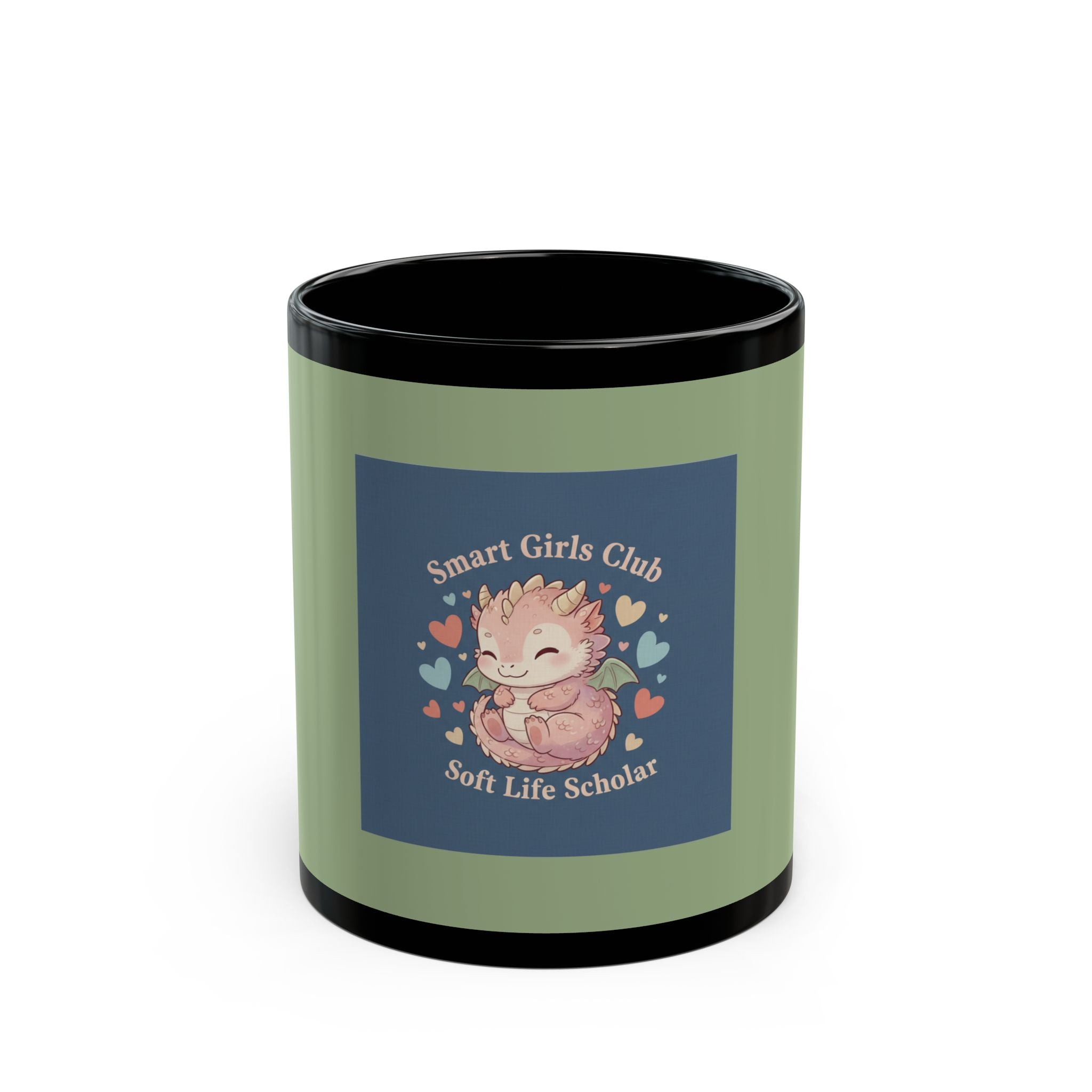 Dragon Black Mug 11oz – Smart Girls Club Soft Life Scholar
