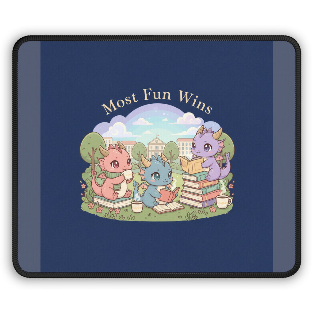 Baby Dragons Mouse Pad – Most Fun Wins