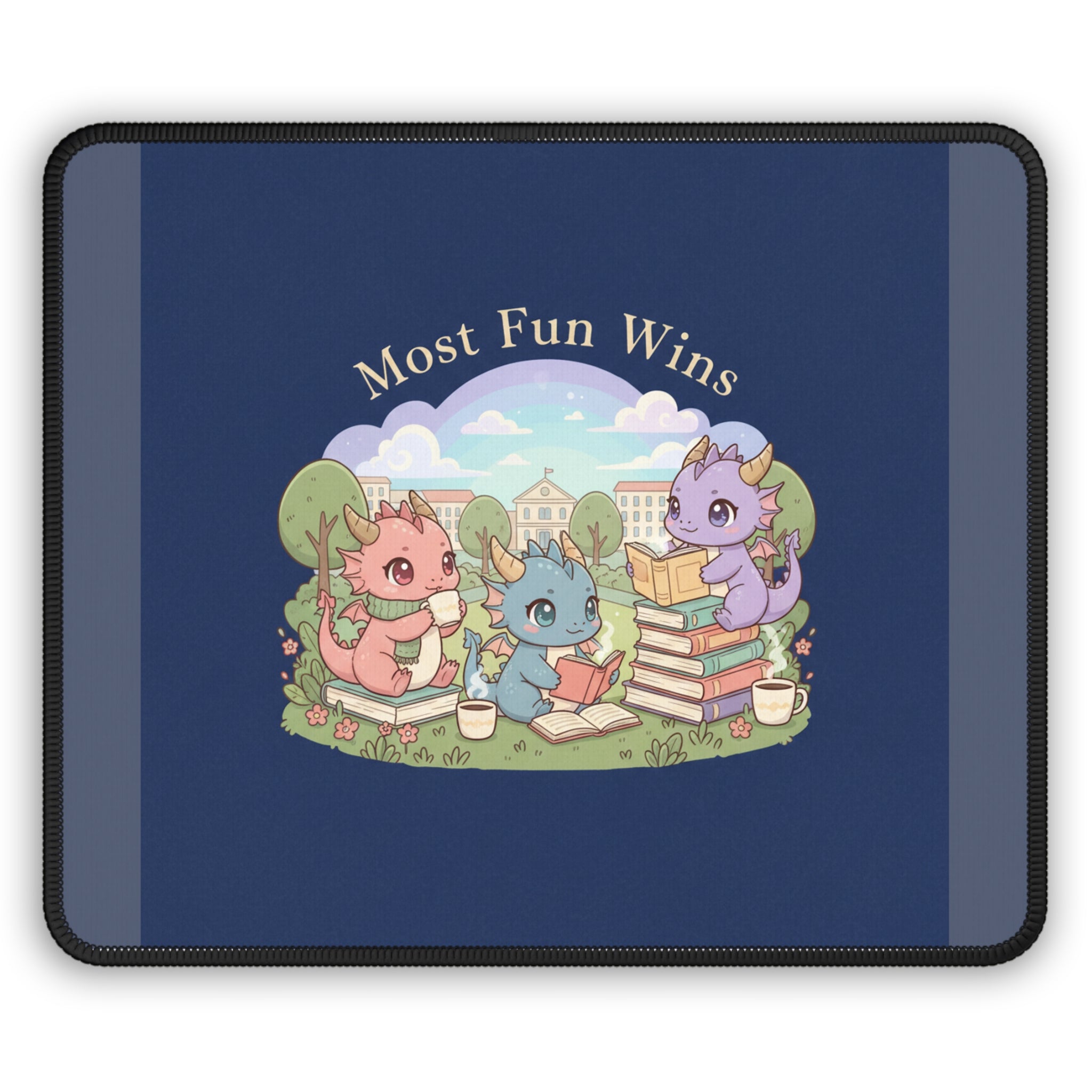 Baby Dragons Mouse Pad – Most Fun Wins
