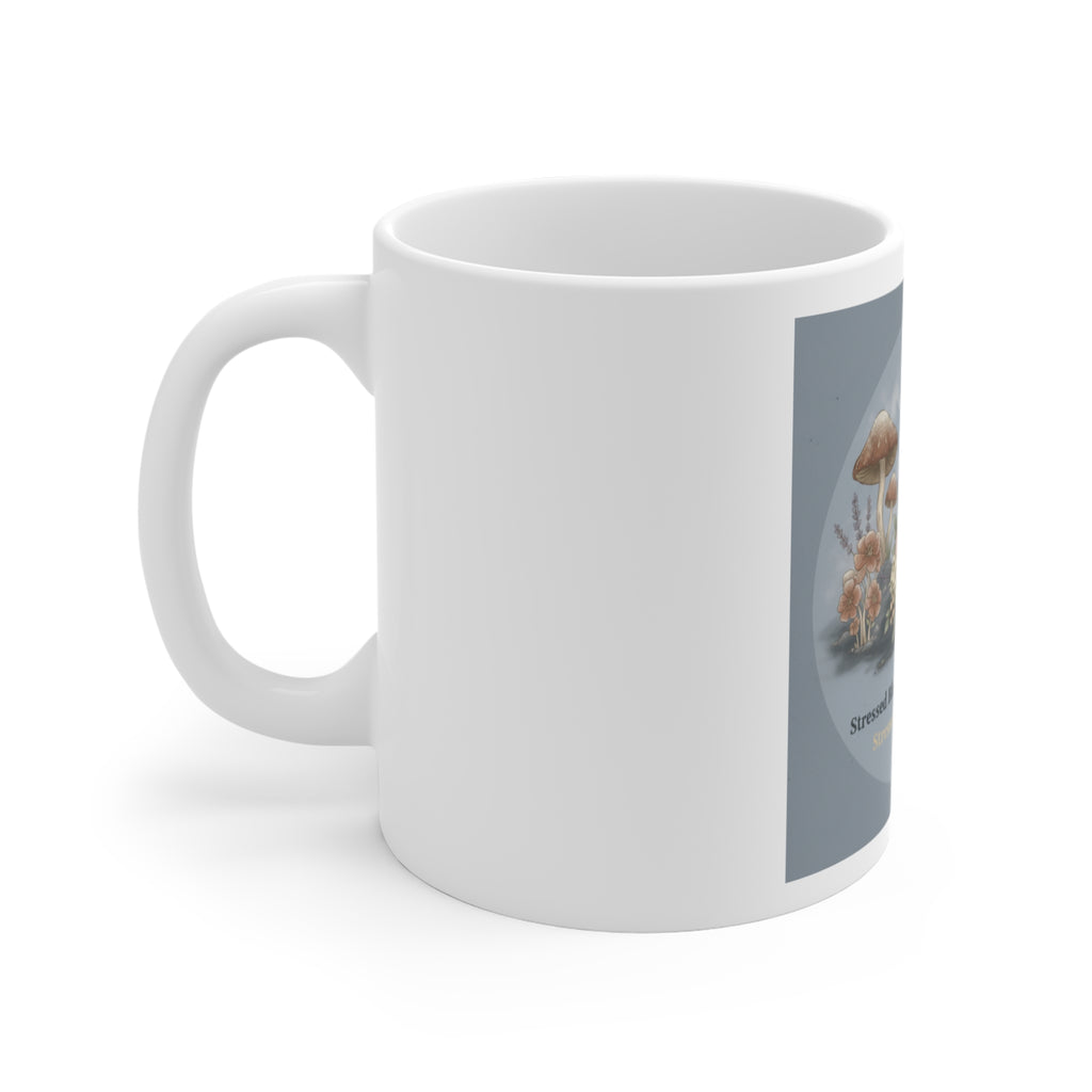 Stressed Blessed And Coffee Obsessed Mug 11oz
