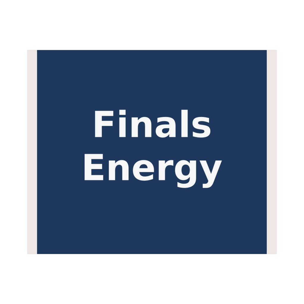 "Finals Energy" Black Cat Poster | Trendy Gift for Her | Lifestyle | KayKay Classics
