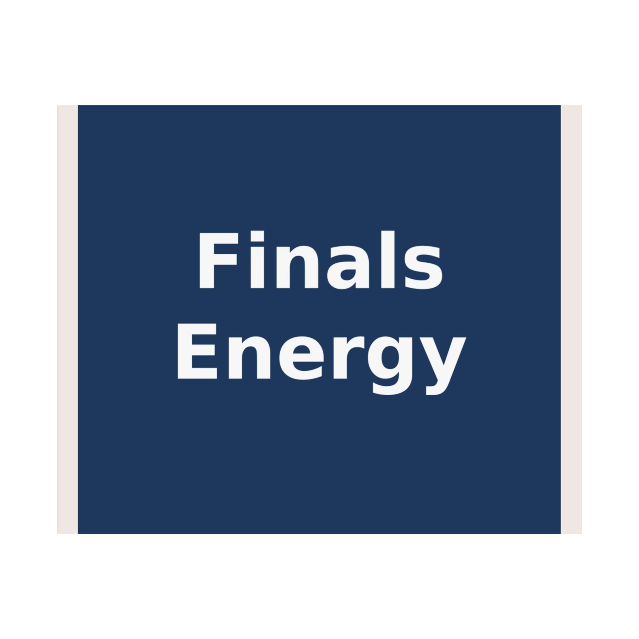 "Finals Energy" Black Cat Poster | Trendy Gift for Her | Lifestyle | KayKay Classics