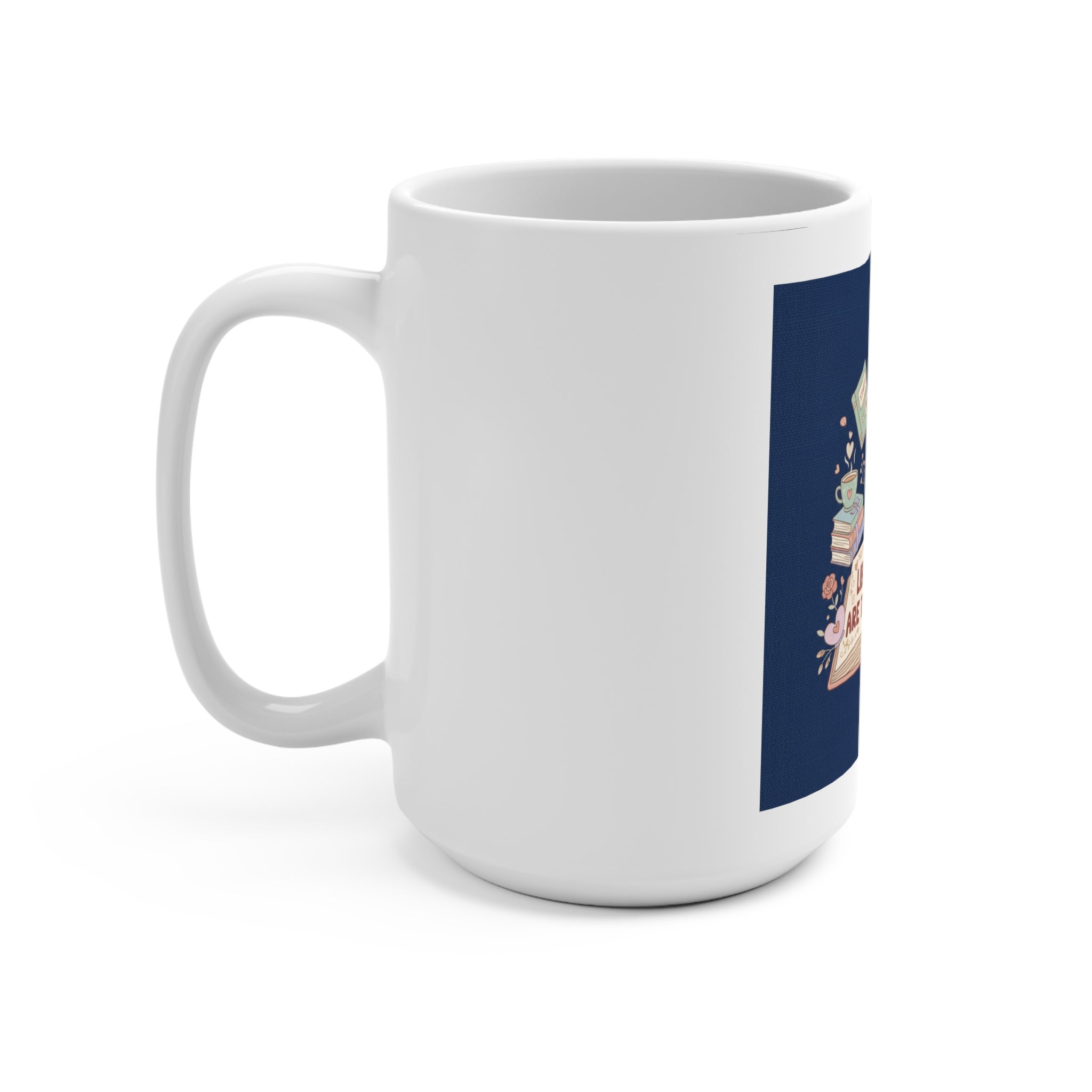 LIBRARY DAYS ARE THE BEST DAYS Turtle Mug 15oz