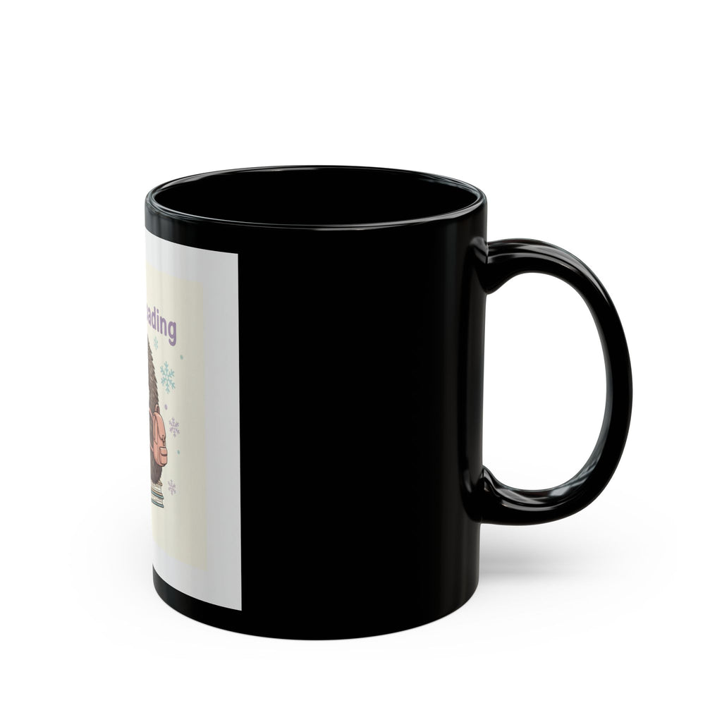 Degree Loading Hedgehog Black Mug 11oz