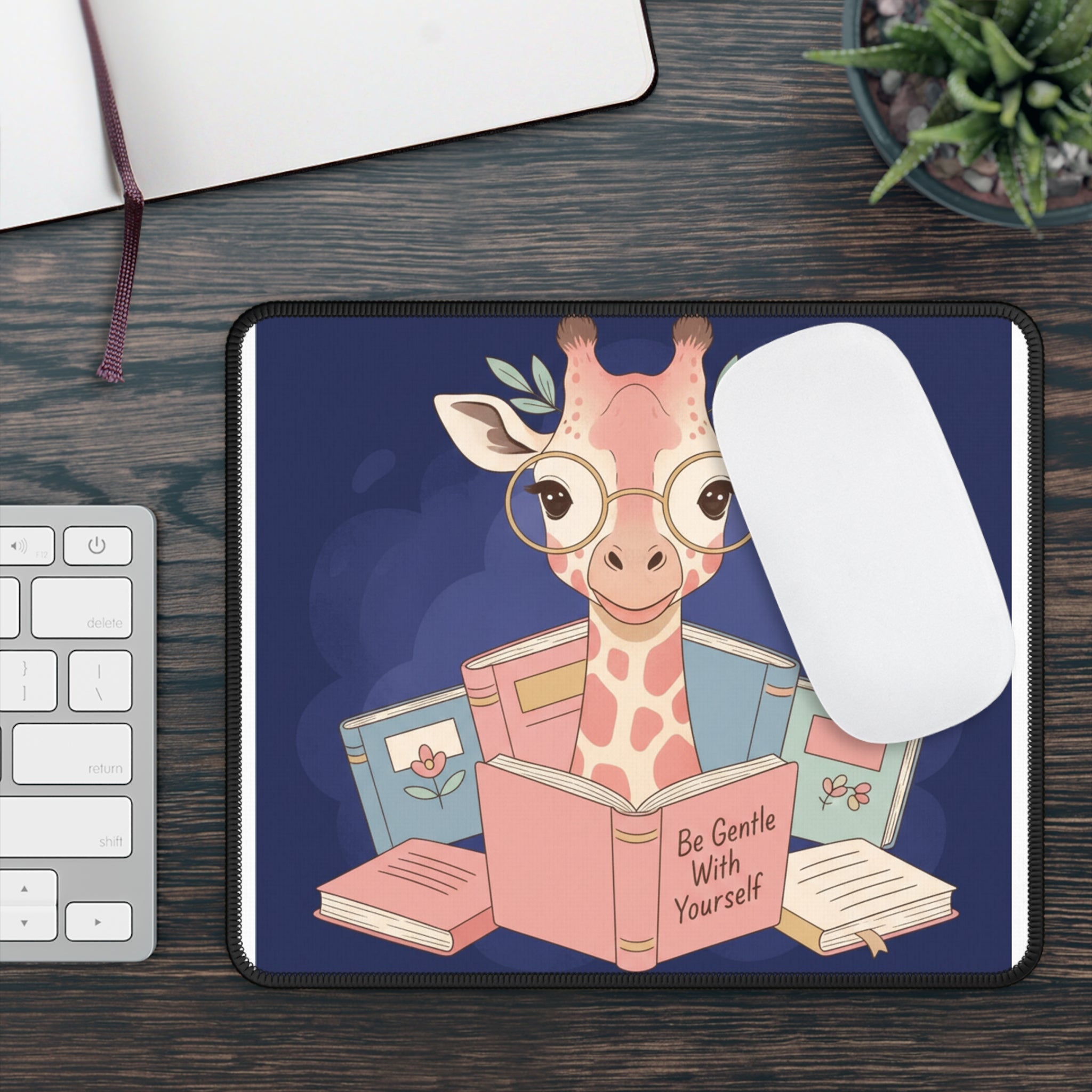 Giraffe Mouse Pad – Be Gentle With Yourself