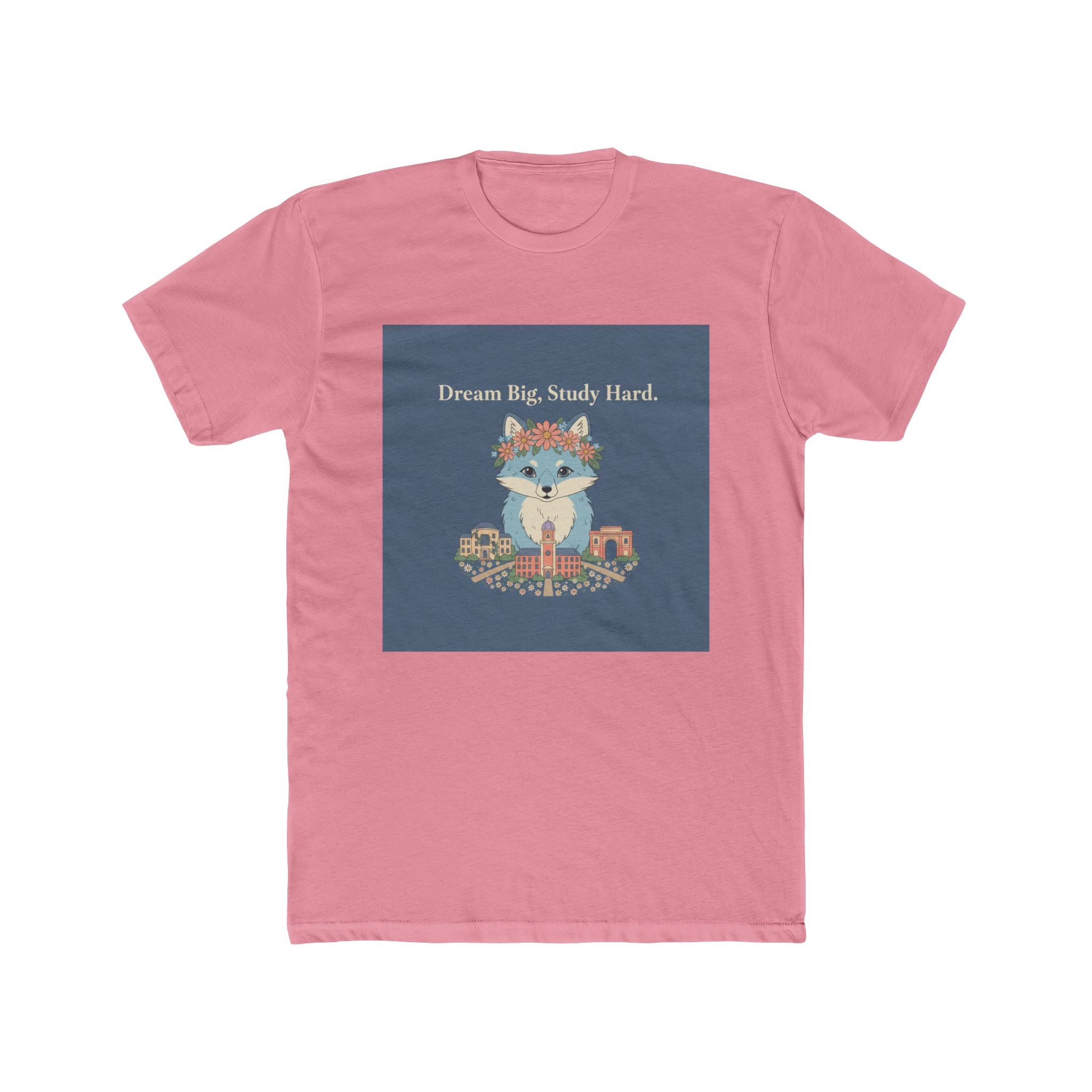 Fox Unisex Tee – Dream Big, Study Hard