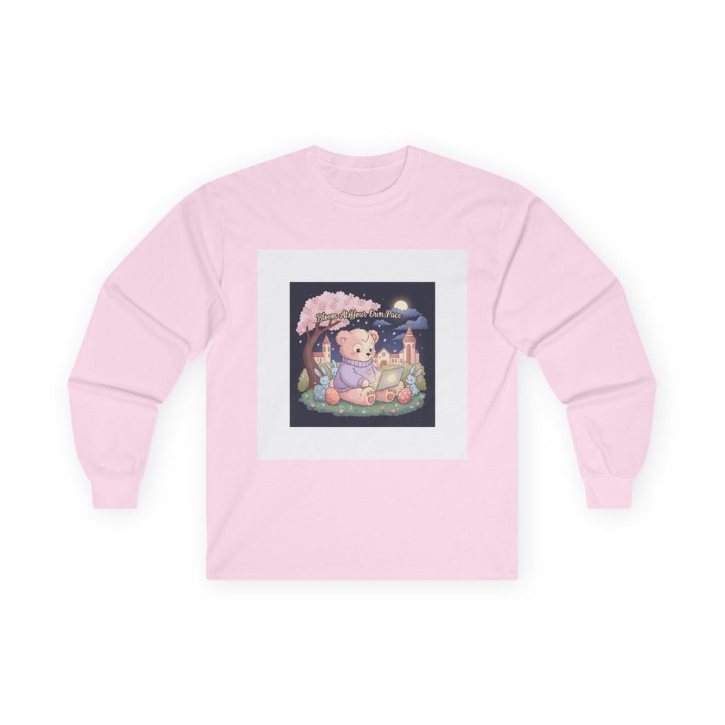 Bear Long Sleeve Tee – Bloom at Your Own Pace