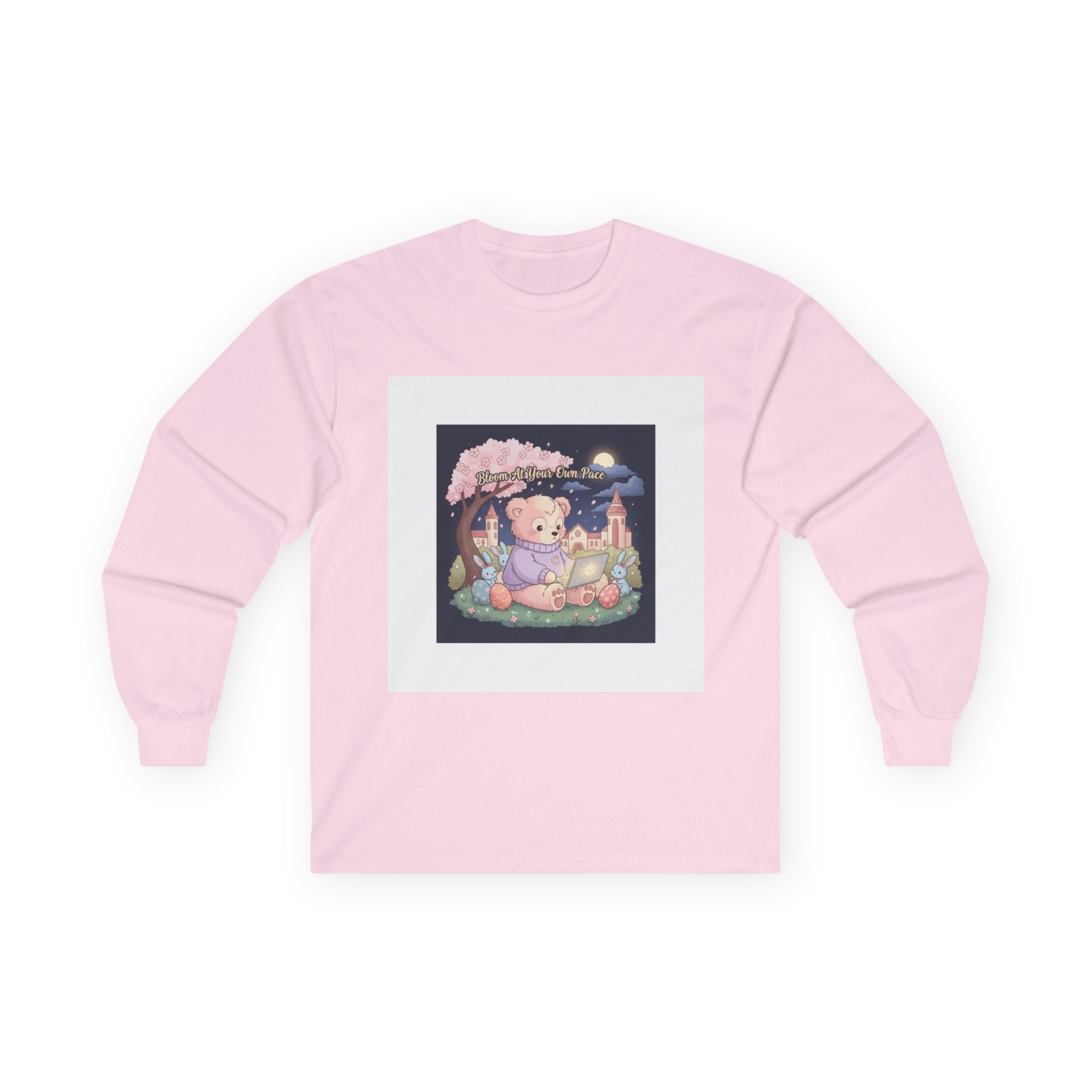 Bear Long Sleeve Tee – Bloom at Your Own Pace